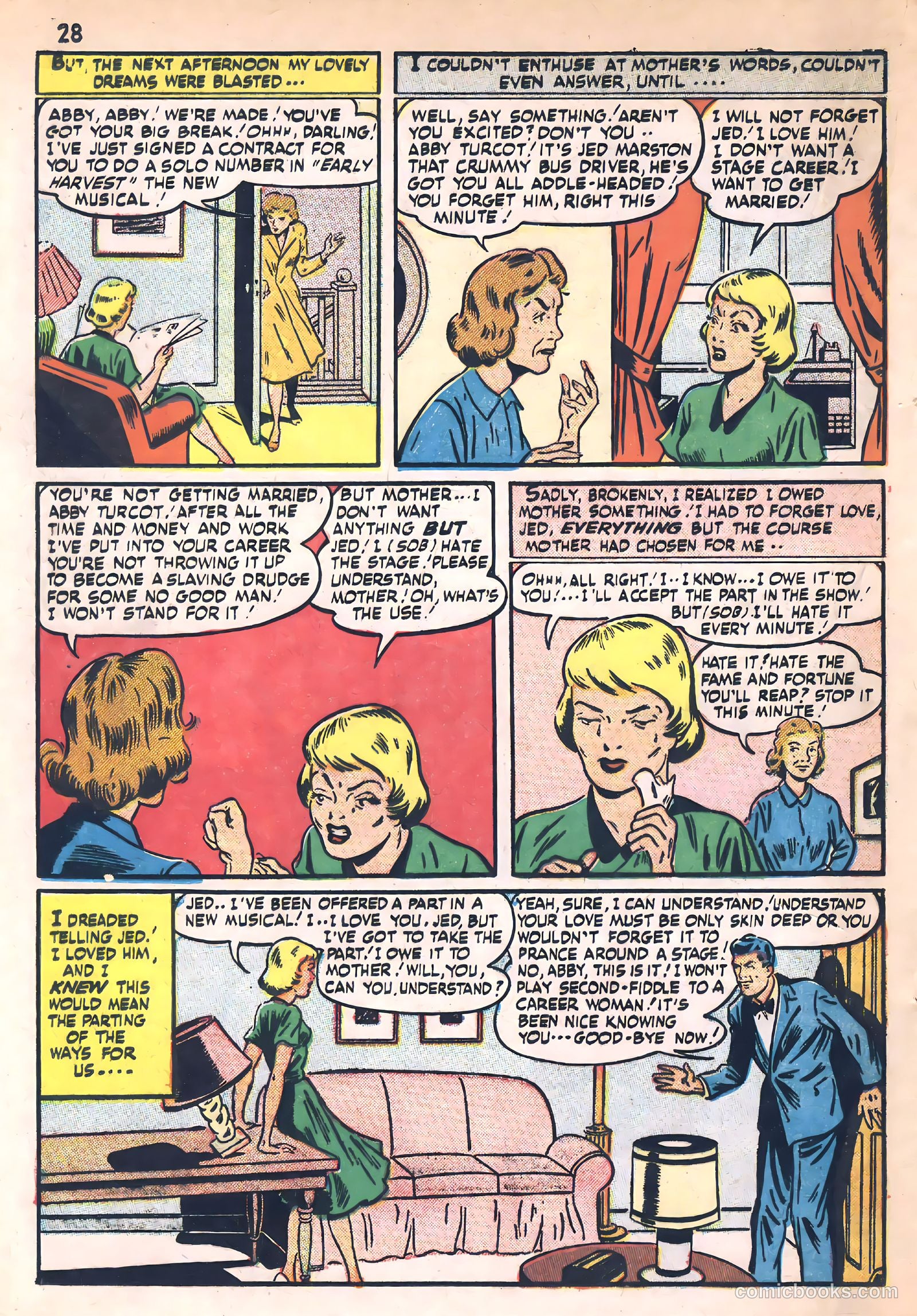 Darling Romance #1 (1949) — page 28 of 52