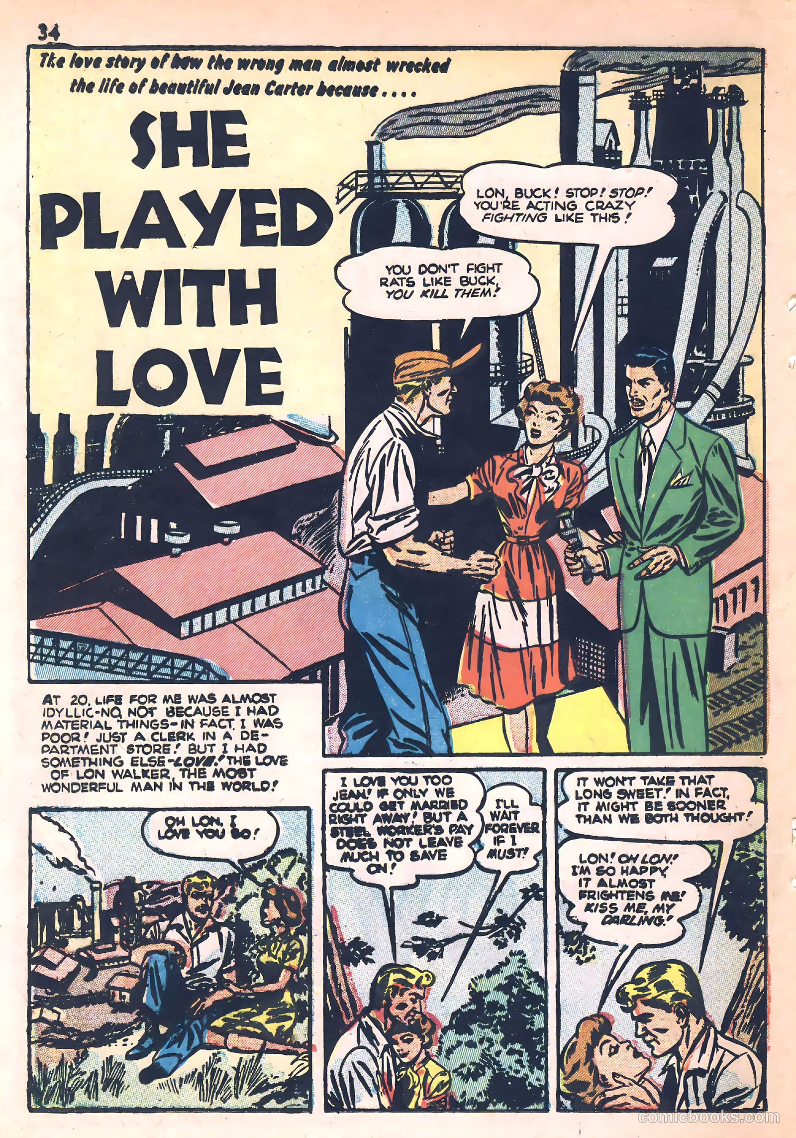 Darling Romance #1 (1949) — page 34 of 52