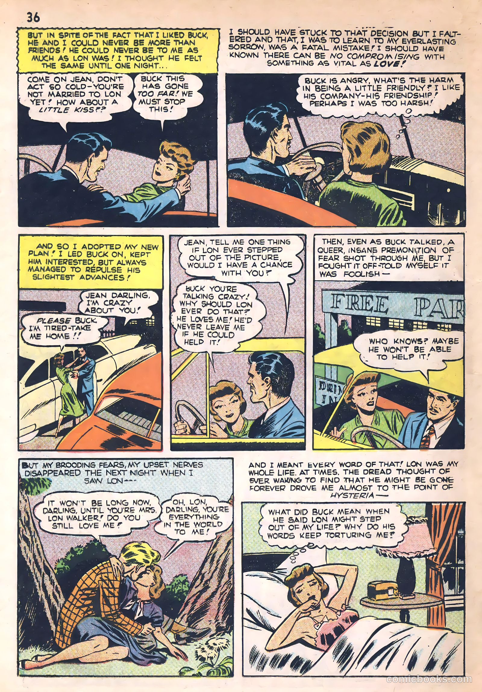 Darling Romance #1 (1949) — page 36 of 52