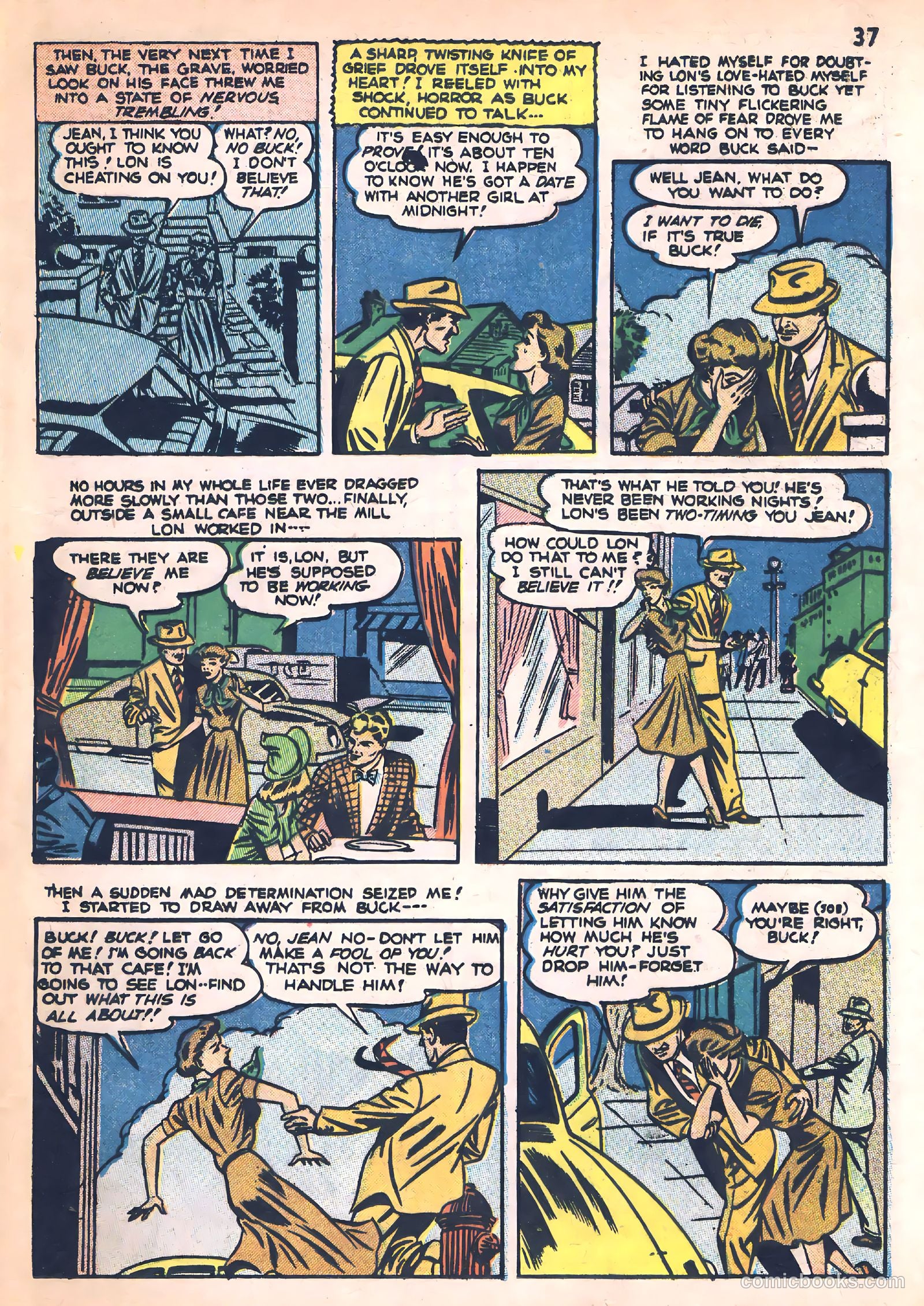 Darling Romance #1 (1949) — page 37 of 52