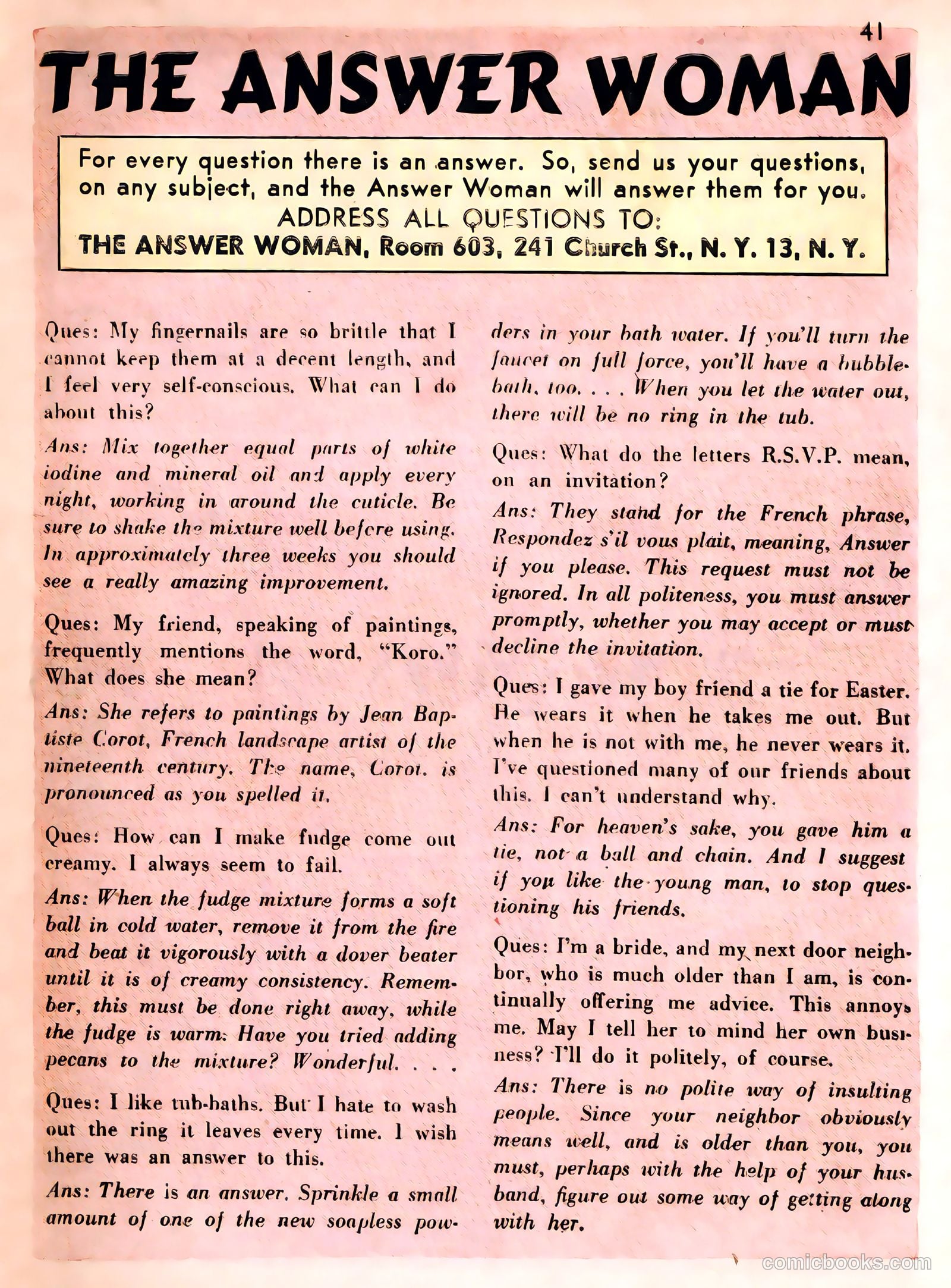 Darling Romance #1 (1949) — page 41 of 52