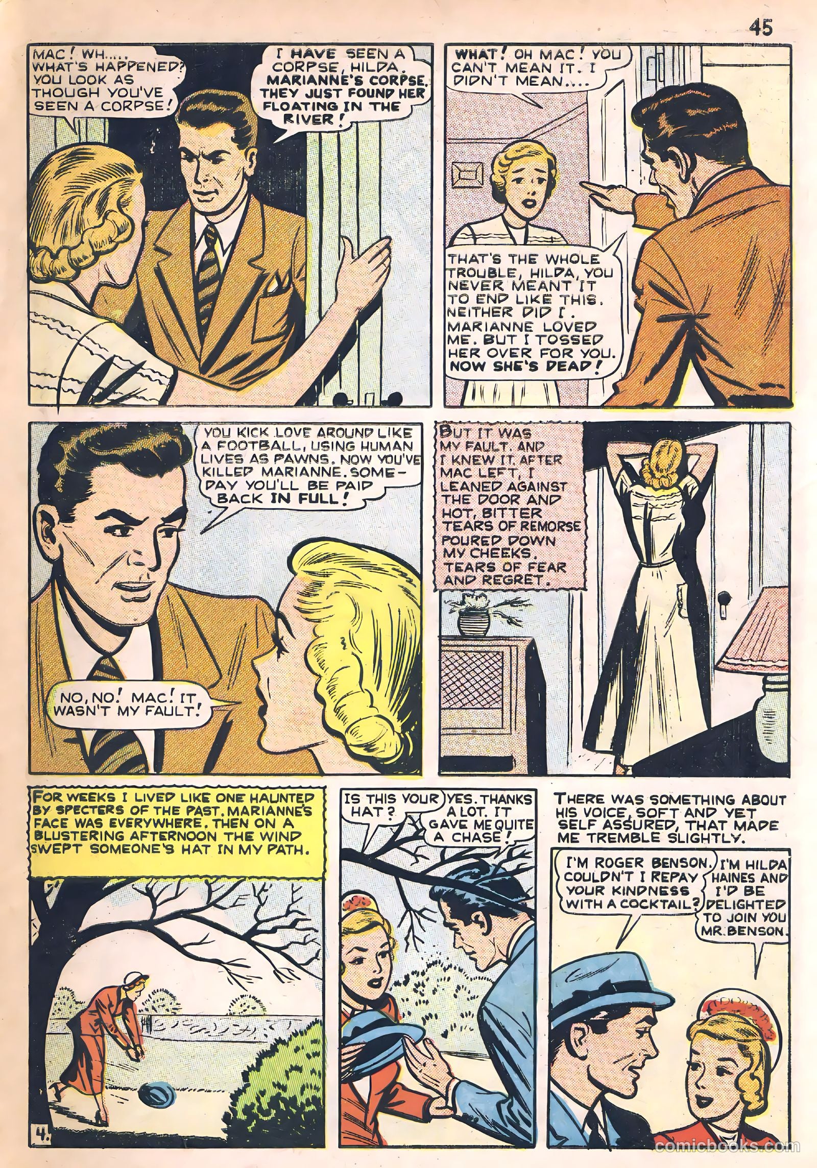 Darling Romance #1 (1949) — page 45 of 52