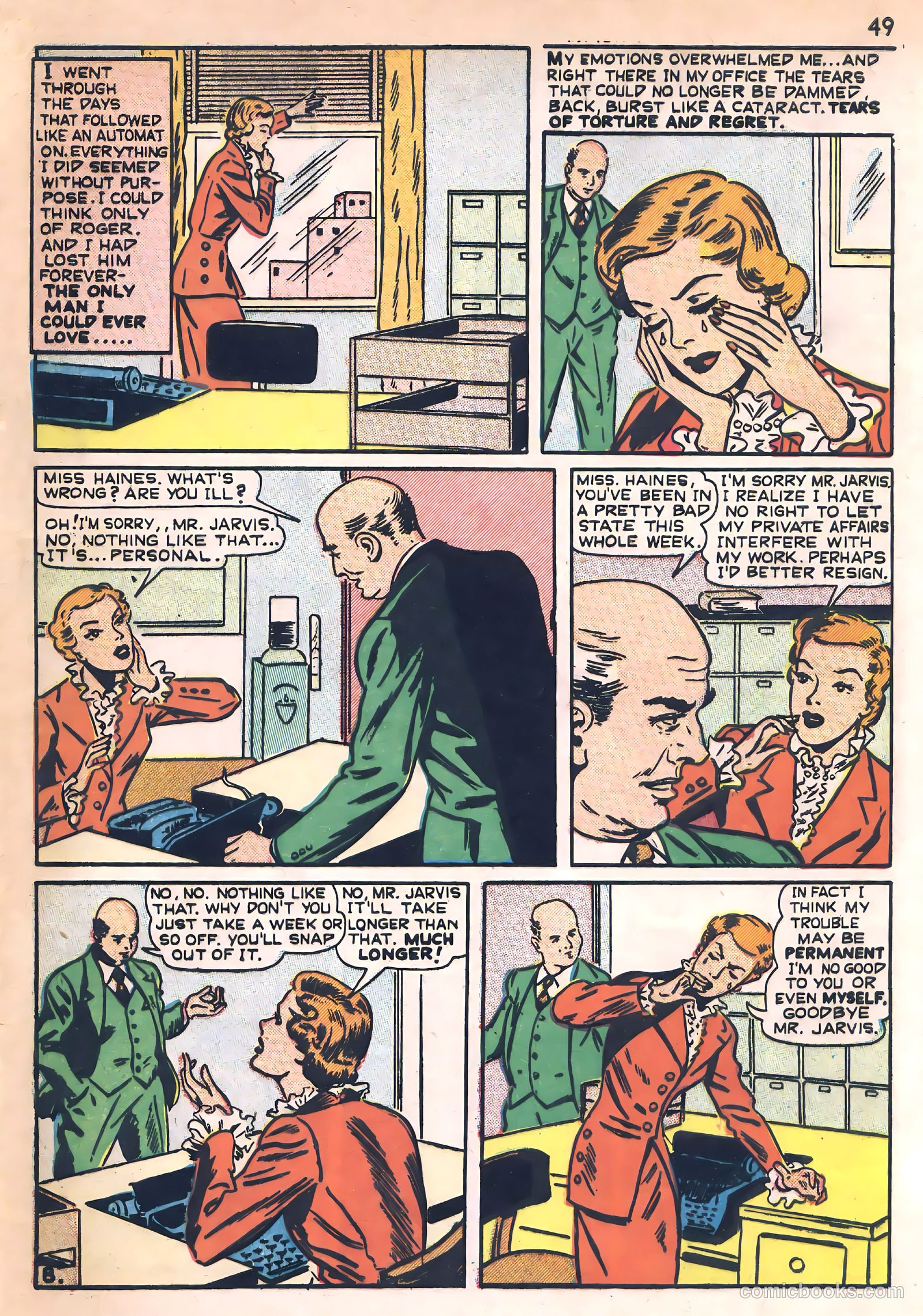 Darling Romance #1 (1949) — page 49 of 52
