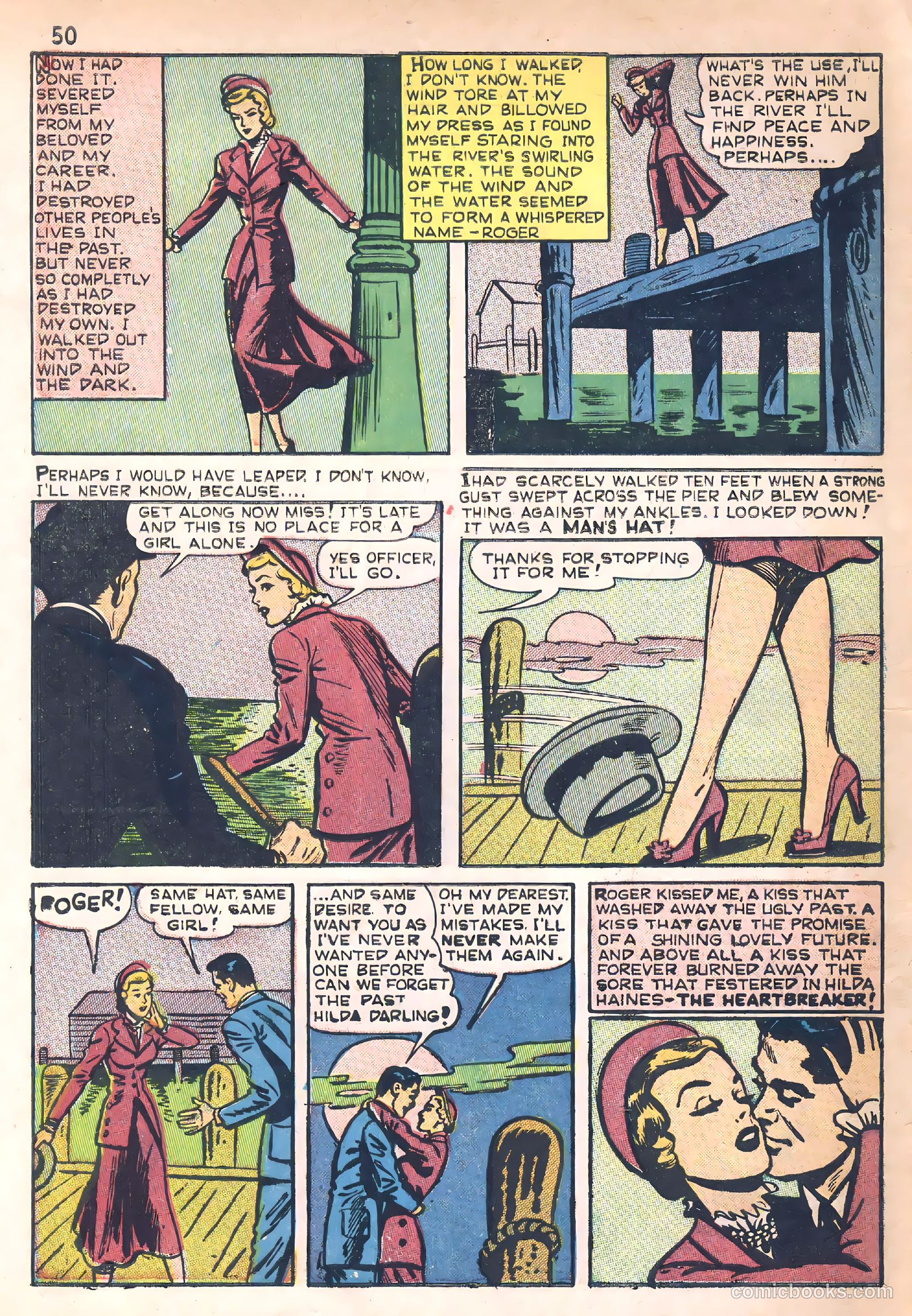 Darling Romance #1 (1949) — page 50 of 52