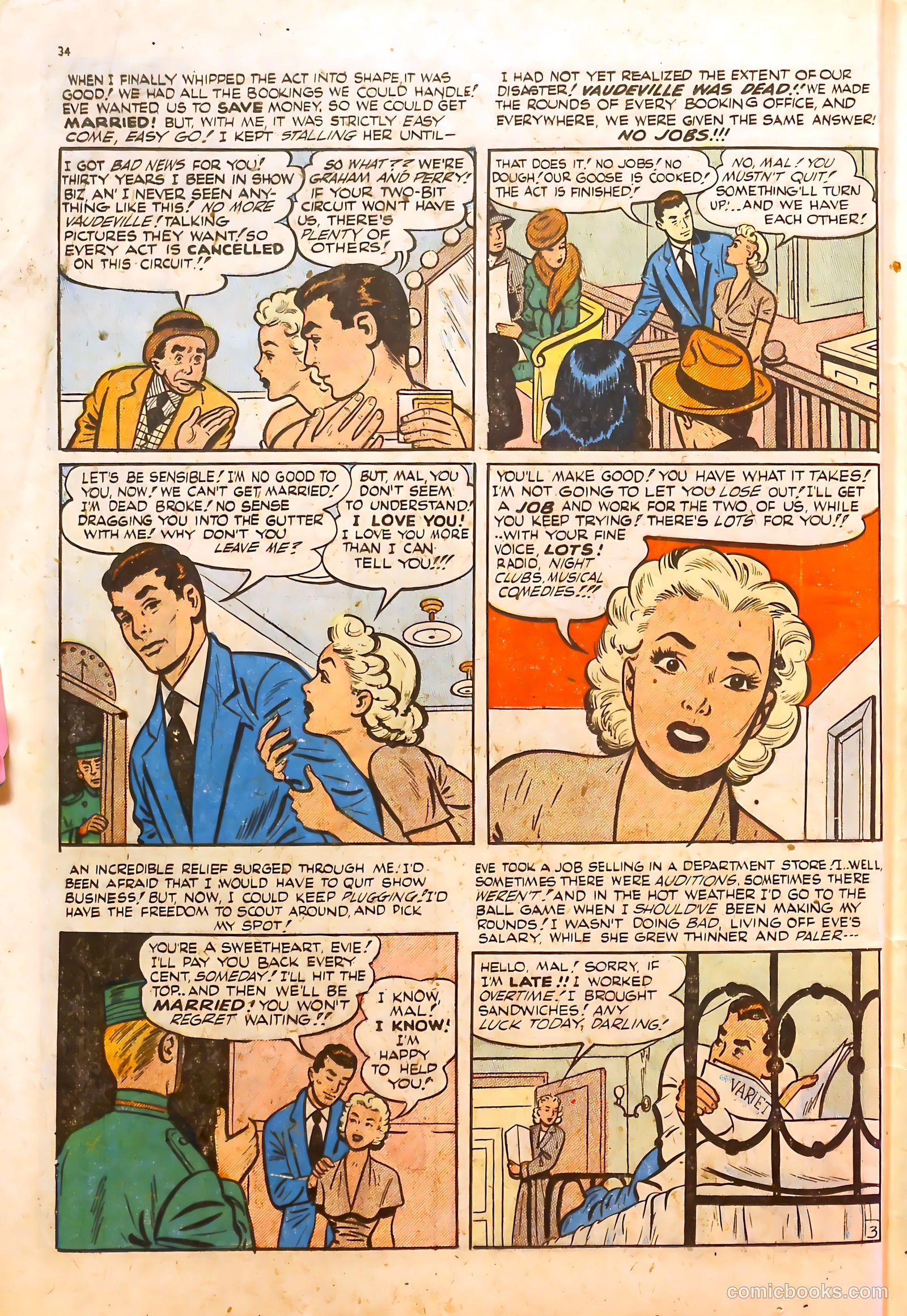 Darling Romance #2 (1949) — page 34 of 52