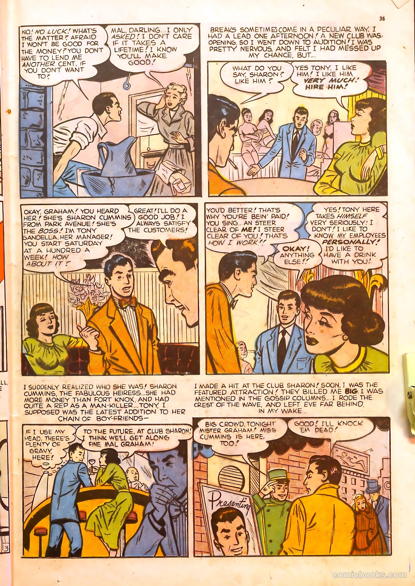 Darling Romance #2 (1949) — page 35 of 52