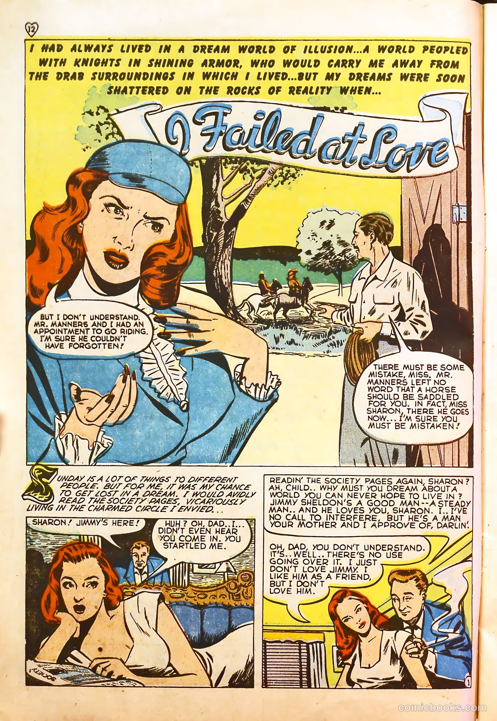 Darling Romance #3 (1950) — page 12 of 53