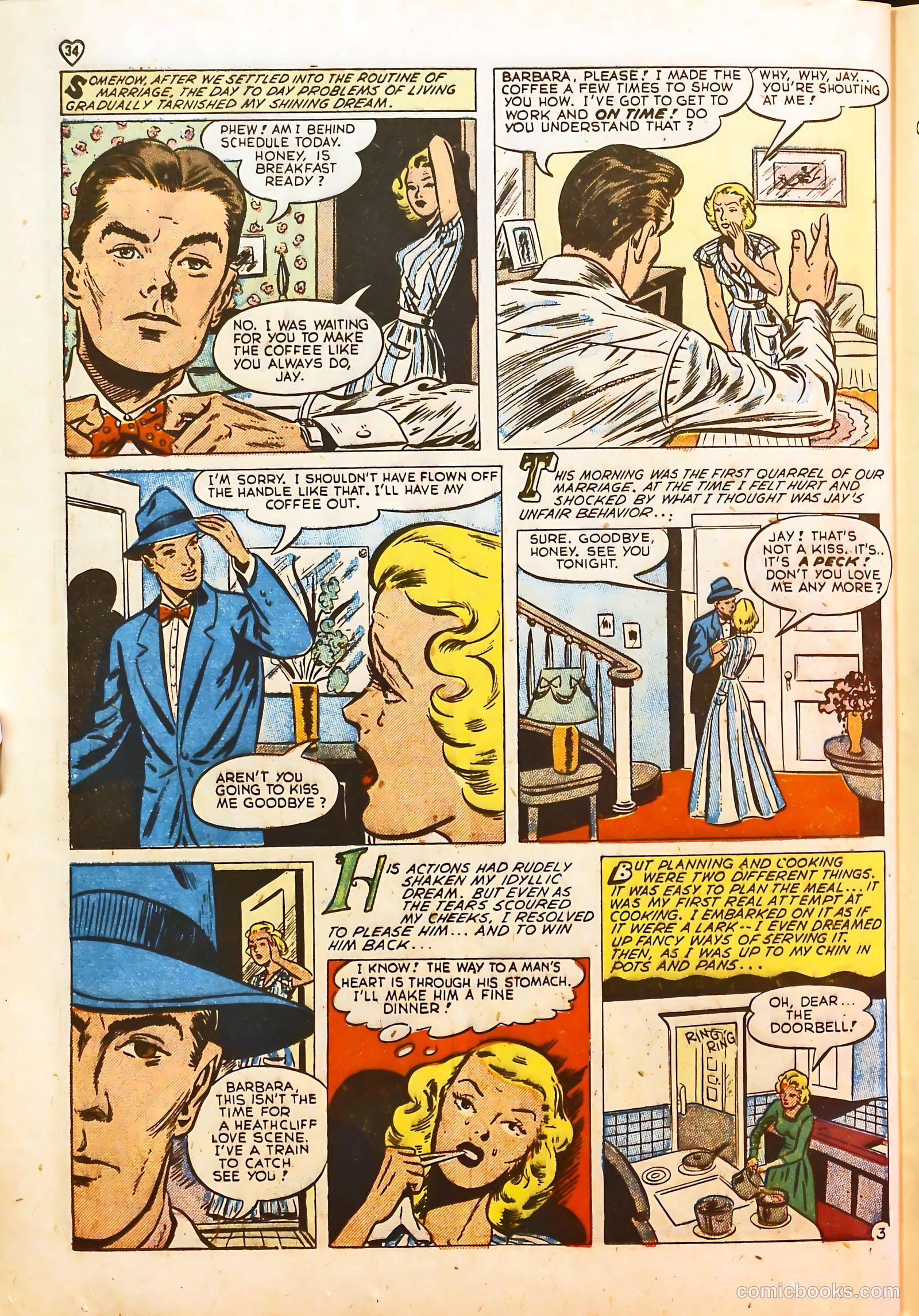 Darling Romance #3 (1950) — page 34 of 53