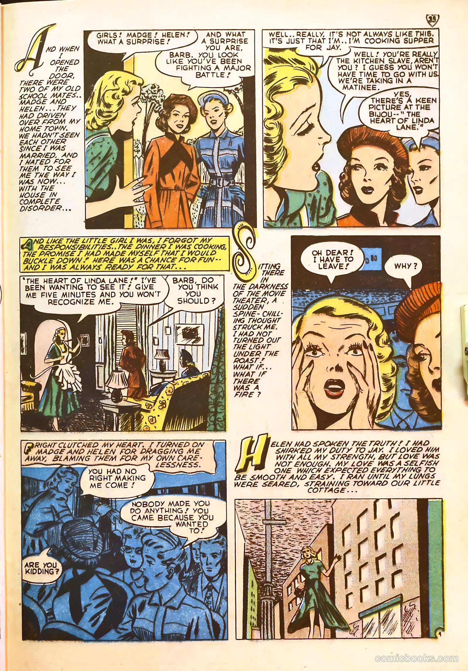 Darling Romance #3 (1950) — page 35 of 53