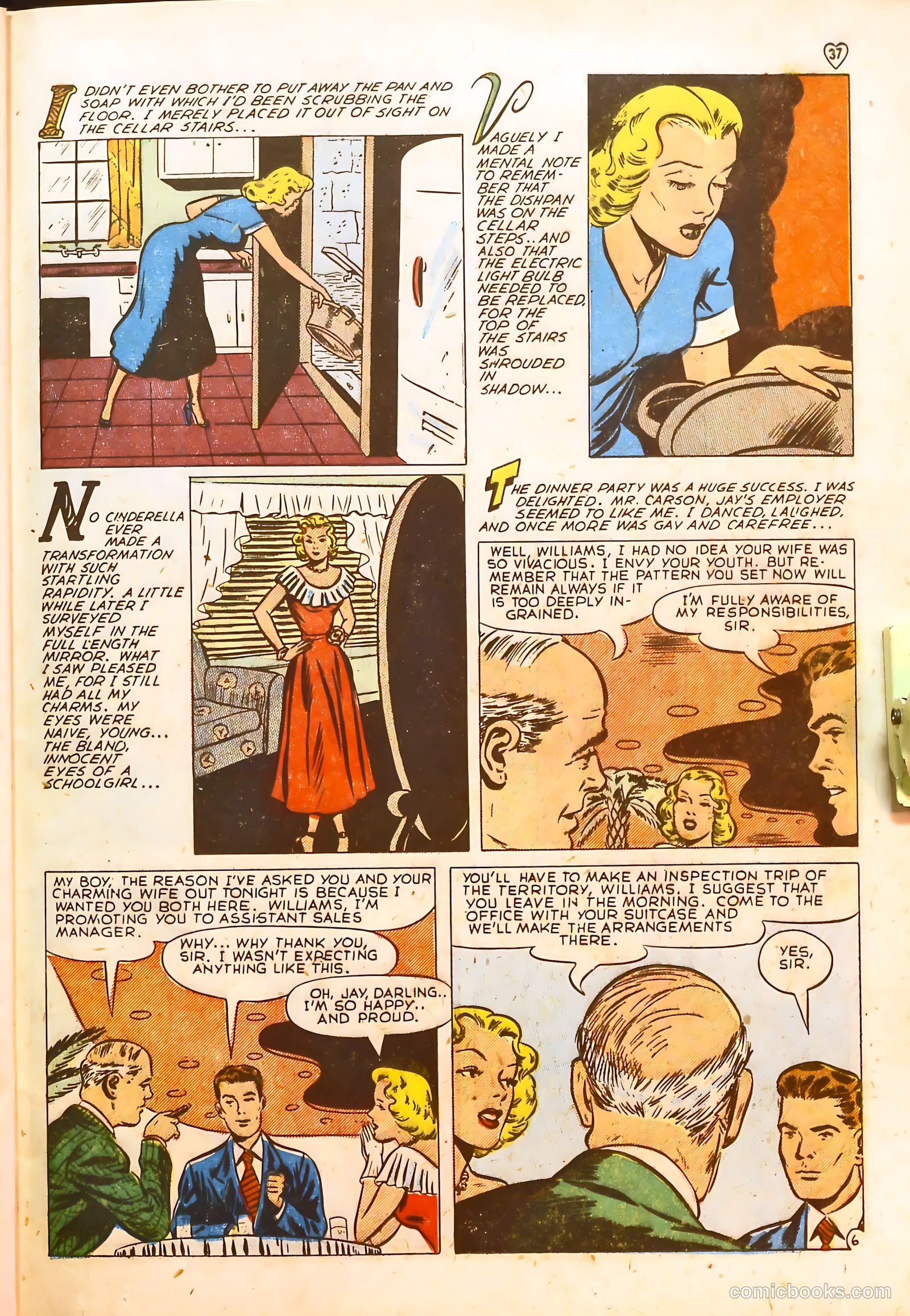 Darling Romance #3 (1950) — page 37 of 53