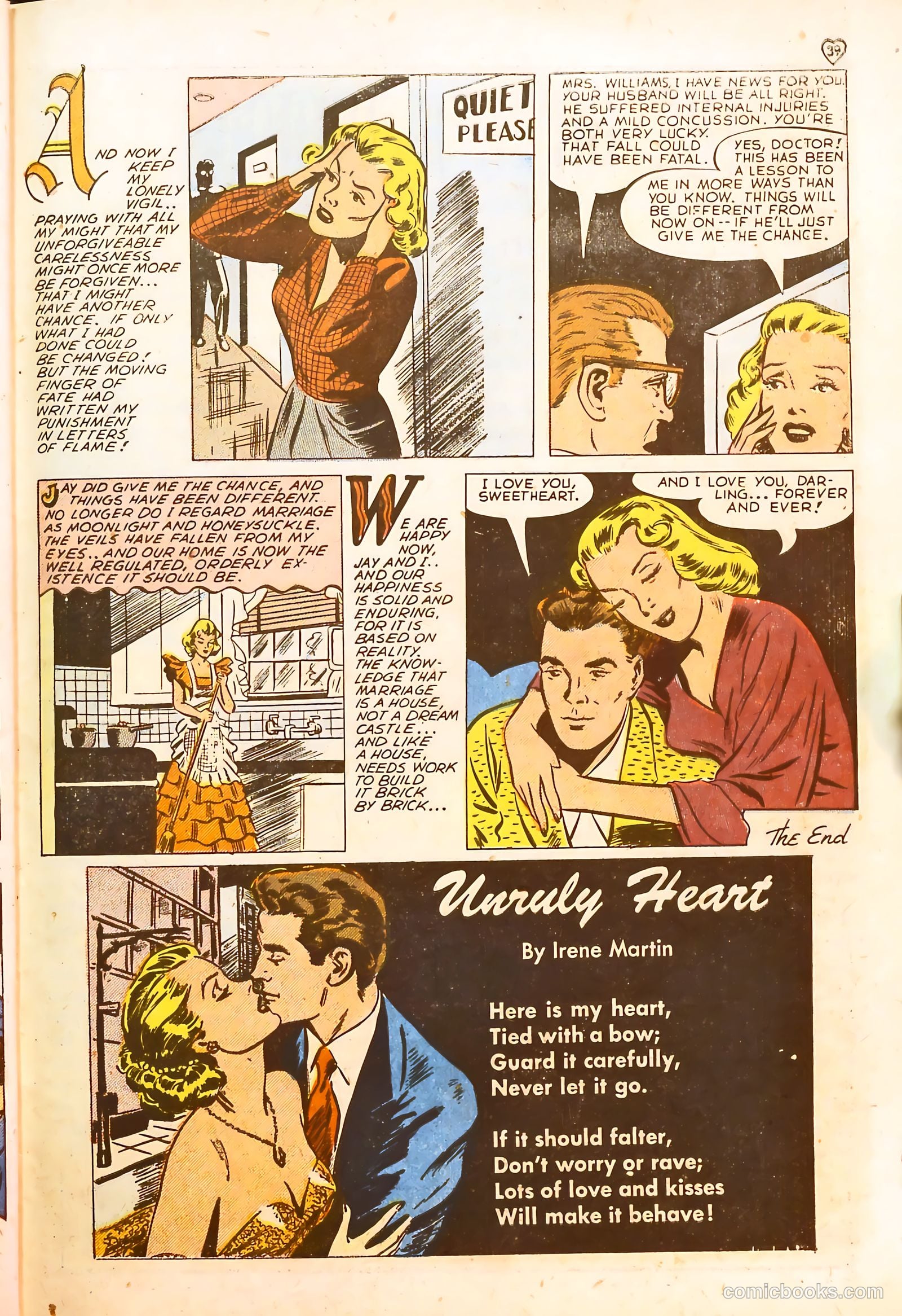 Darling Romance #3 (1950) — page 39 of 53