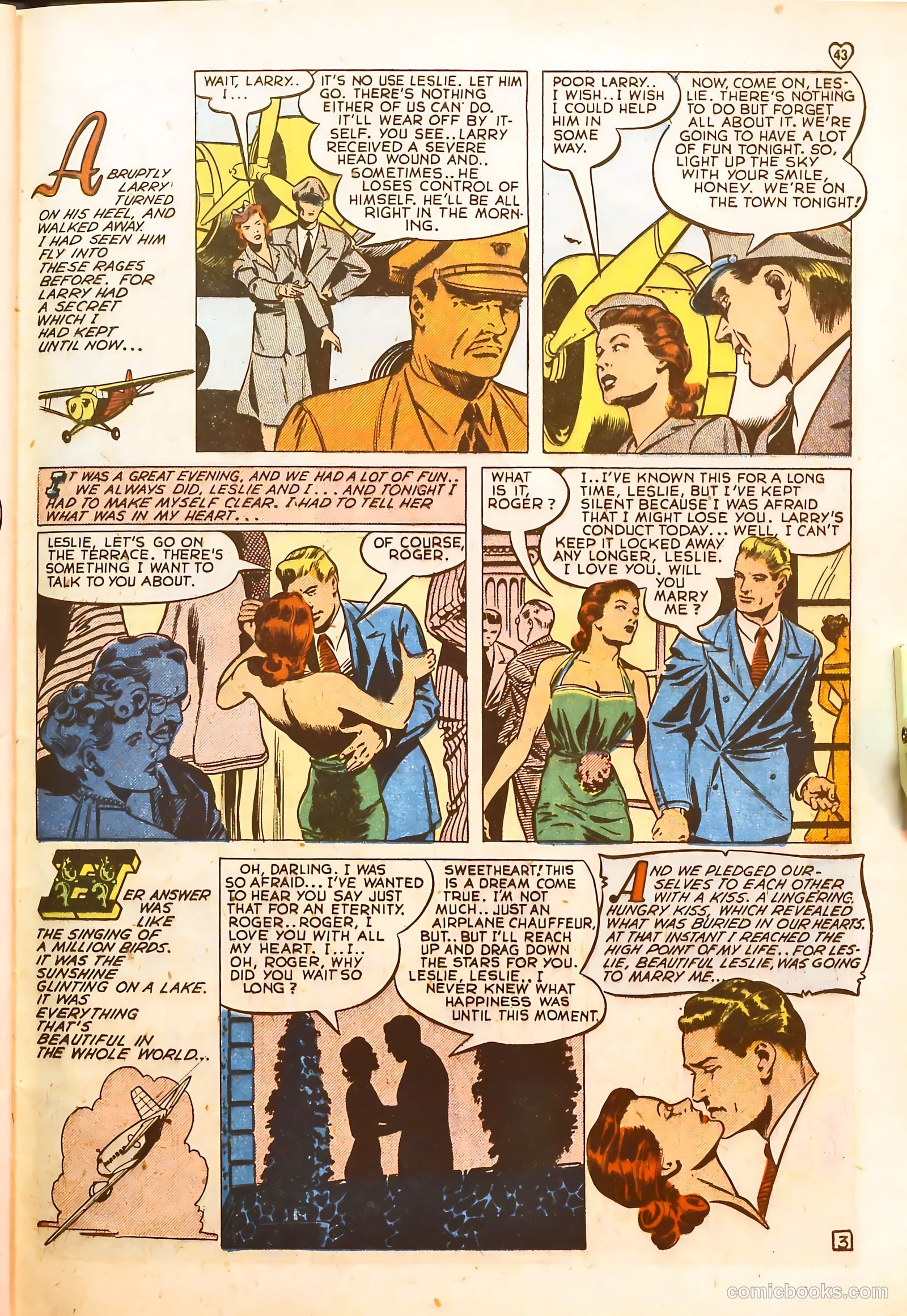 Darling Romance #3 (1950) — page 43 of 53