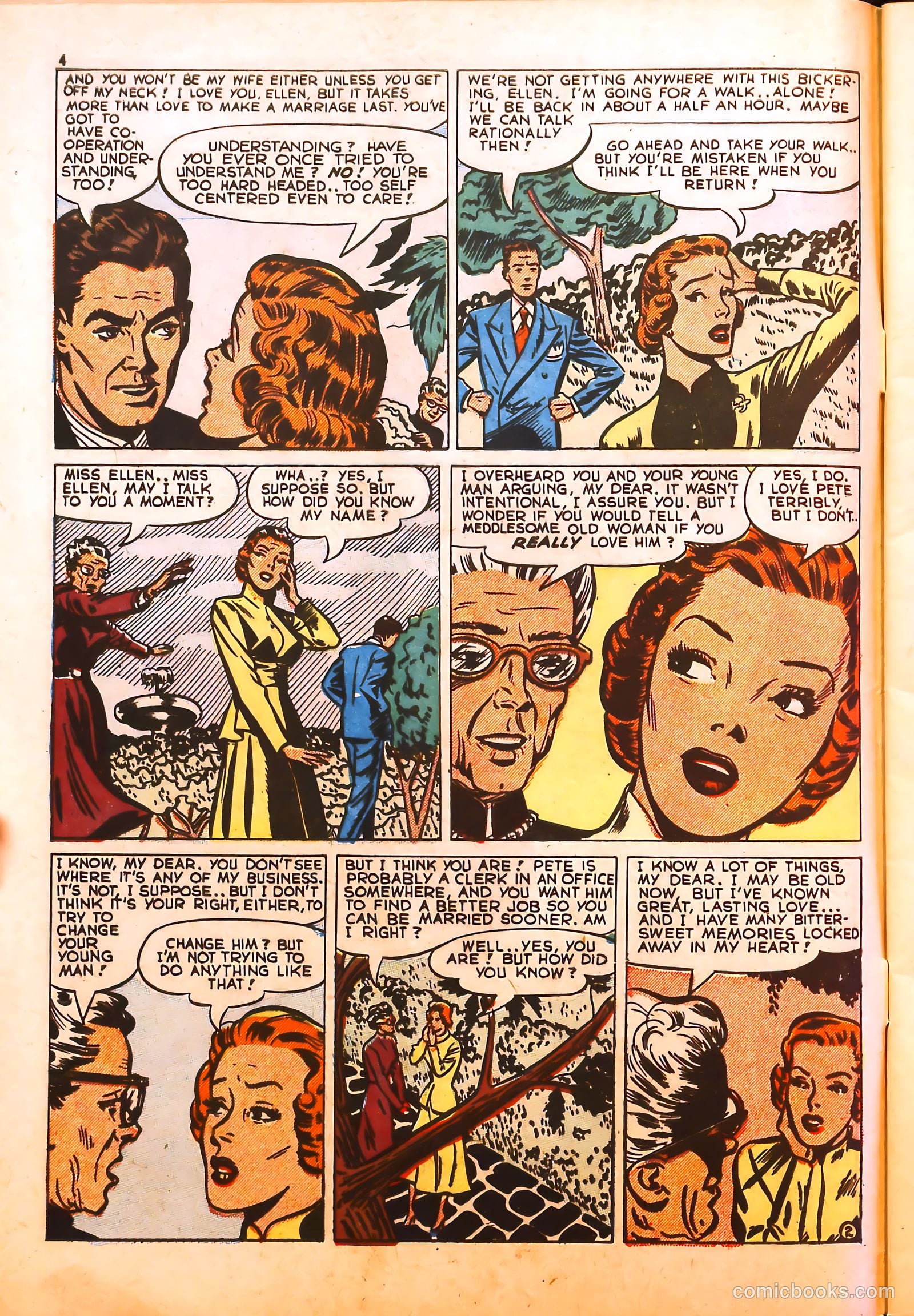 Darling Romance #4 (1950) — page 3 of 51
