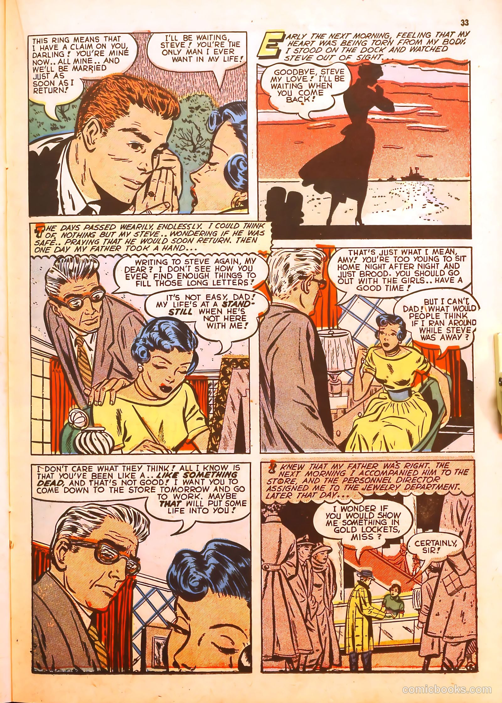 Darling Romance #4 (1950) — page 32 of 51