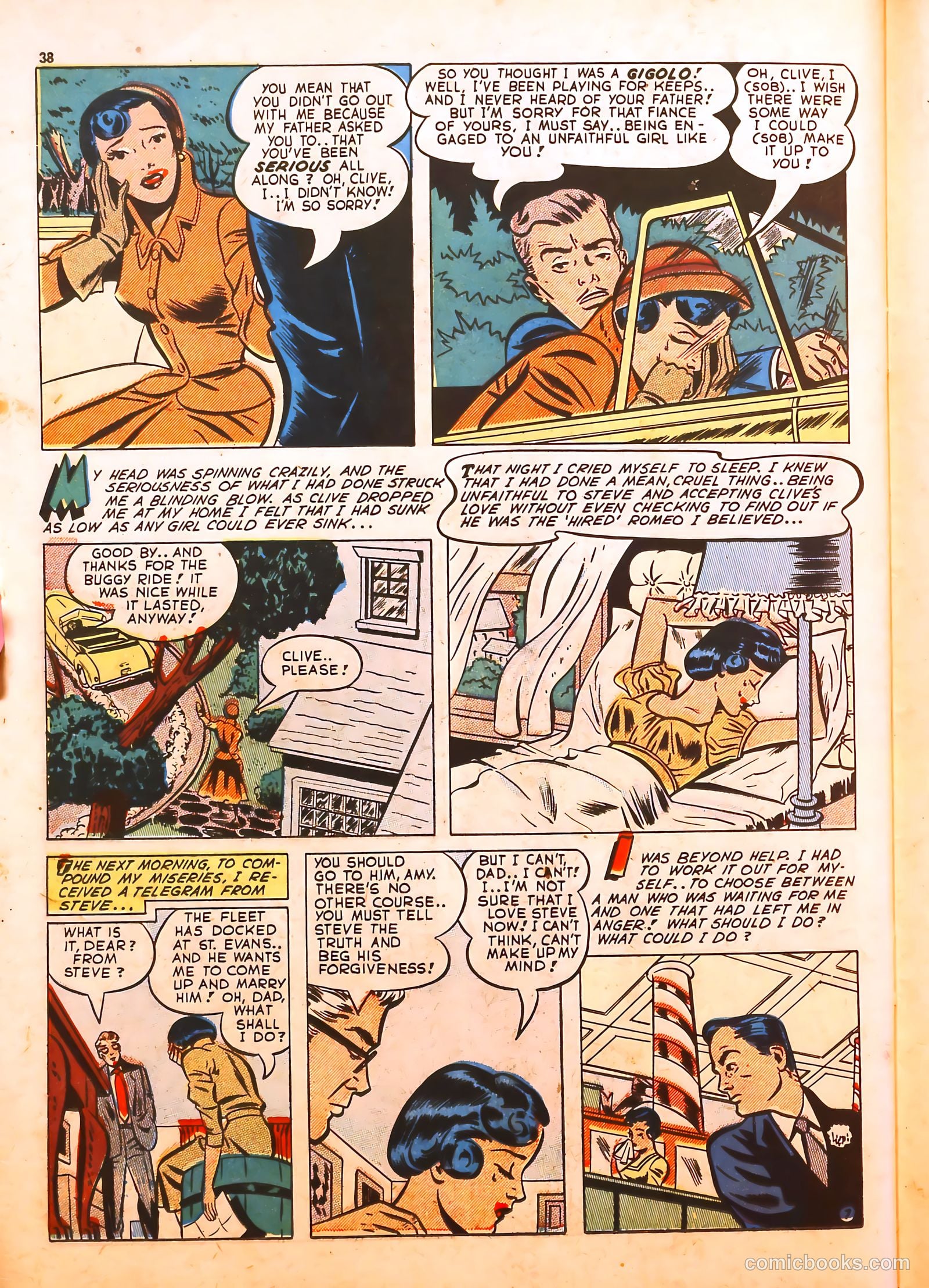 Darling Romance #4 (1950) — page 37 of 51