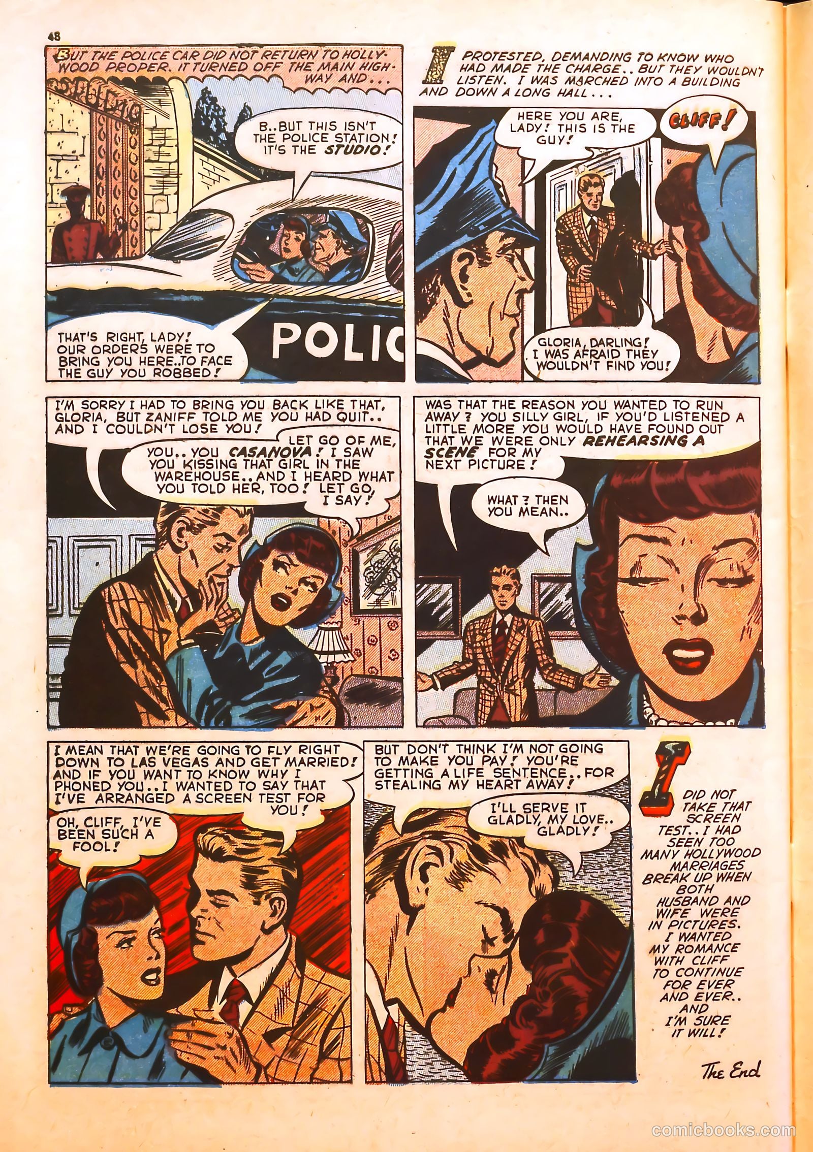 Darling Romance #4 (1950) — page 47 of 51