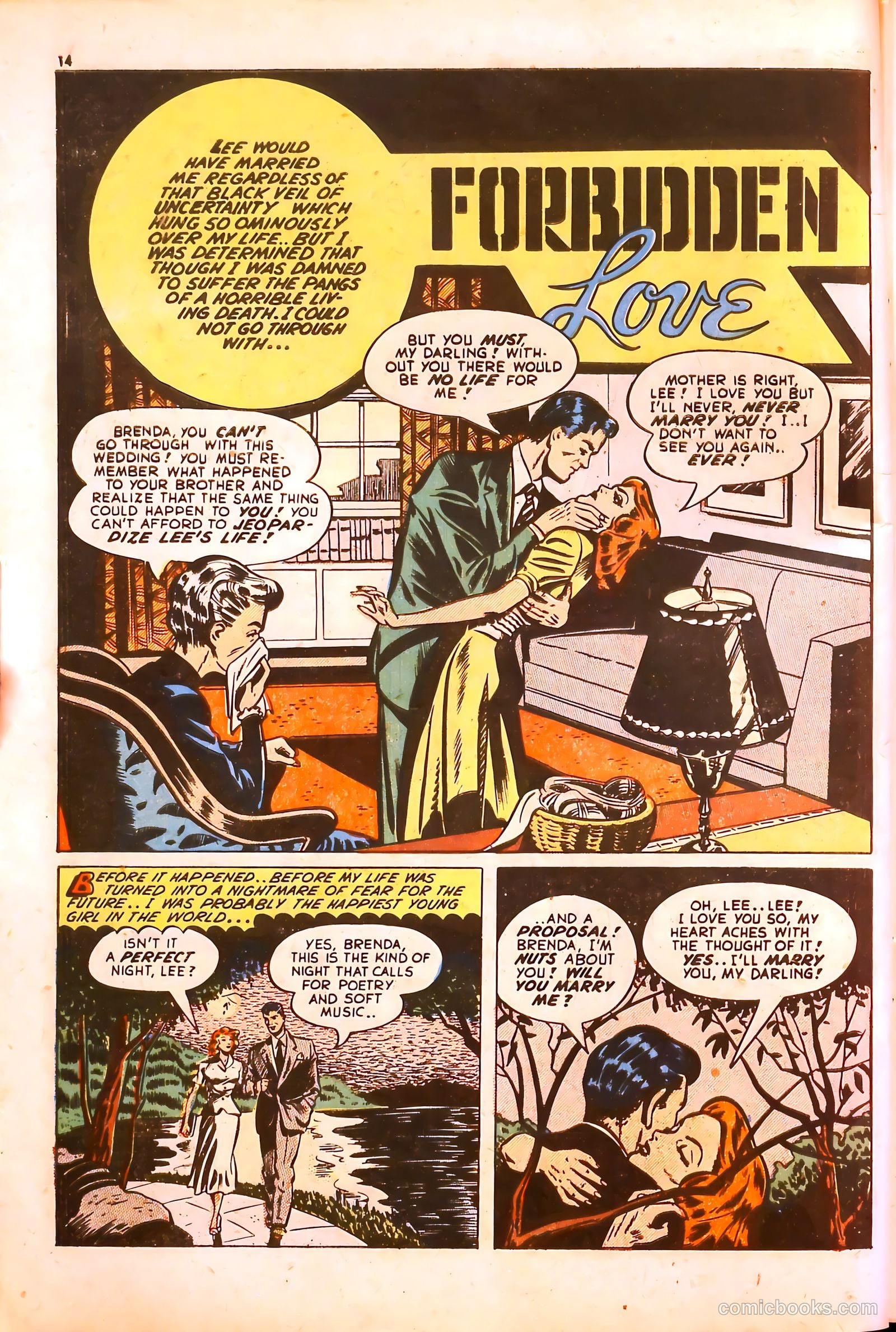 Darling Romance #5 (1950) — page 14 of 52