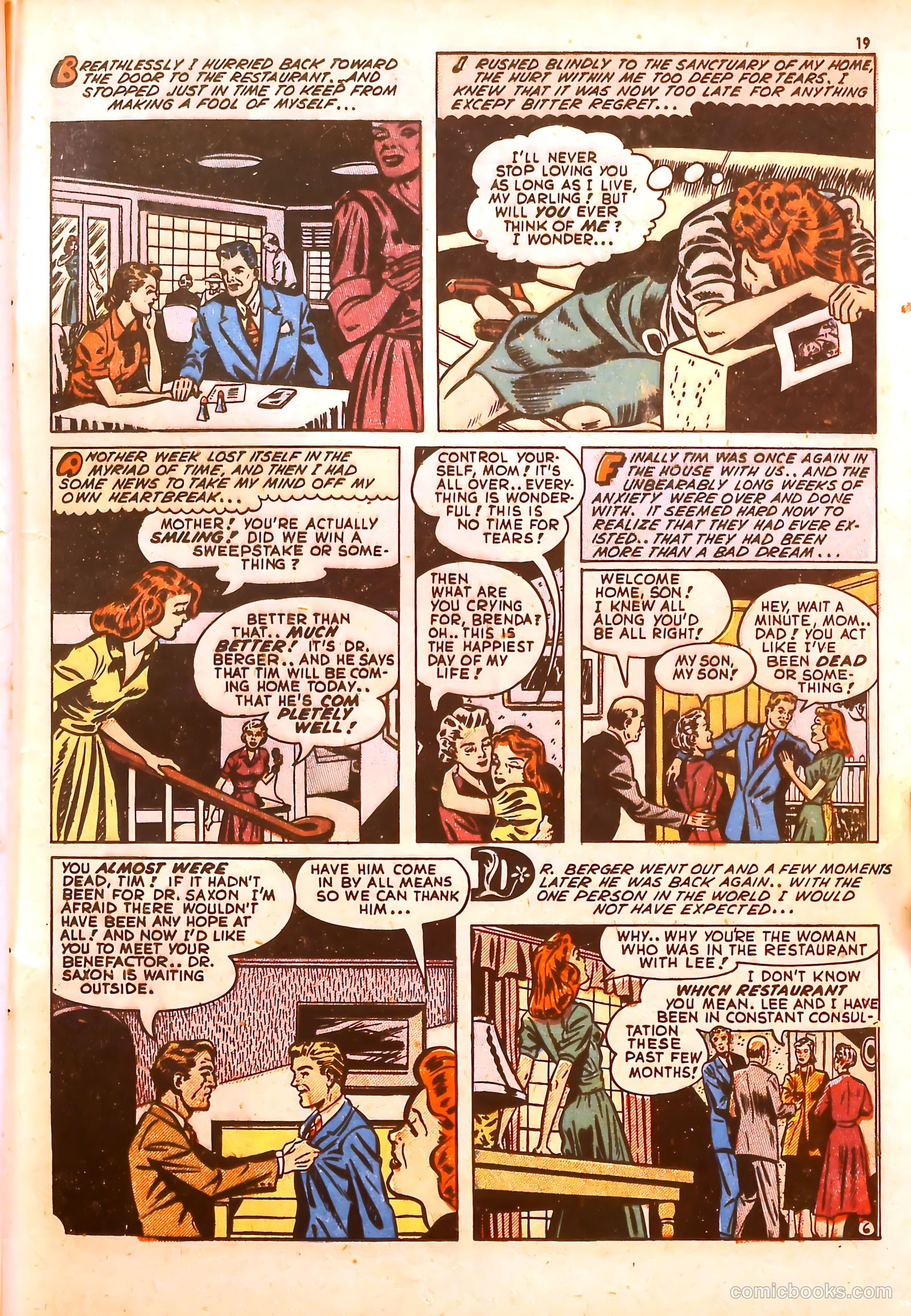 Darling Romance #5 (1950) — page 19 of 52