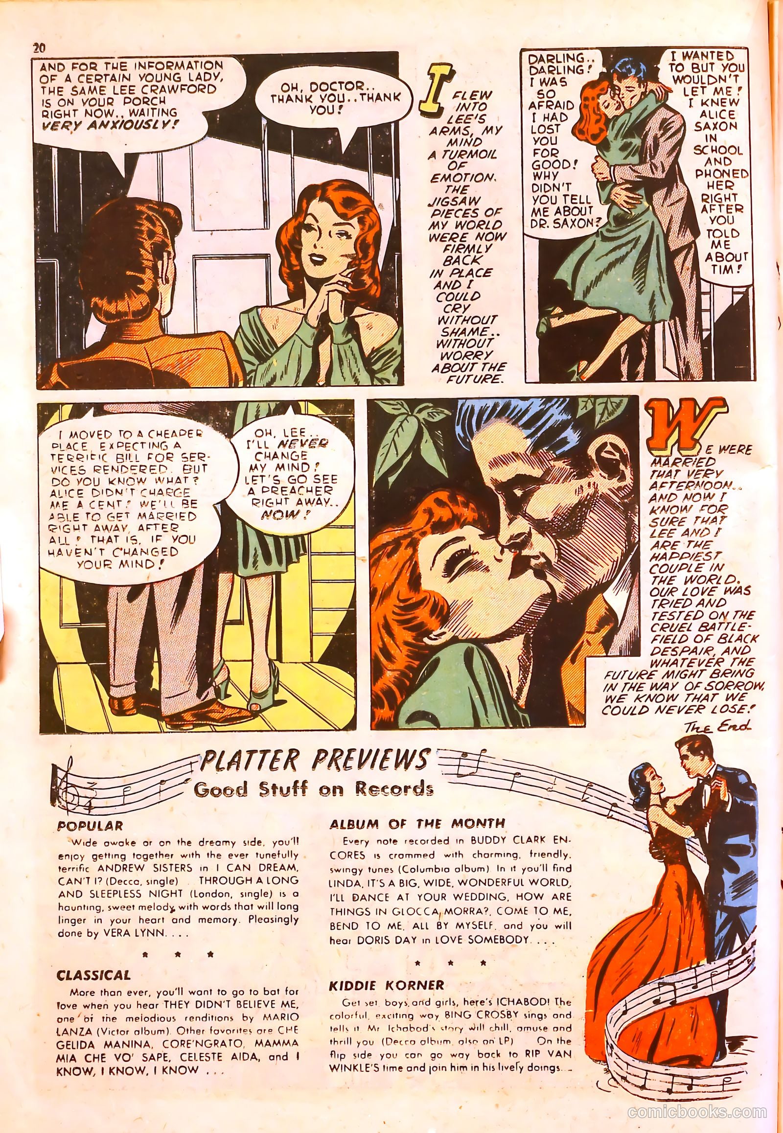 Darling Romance #5 (1950) — page 20 of 52