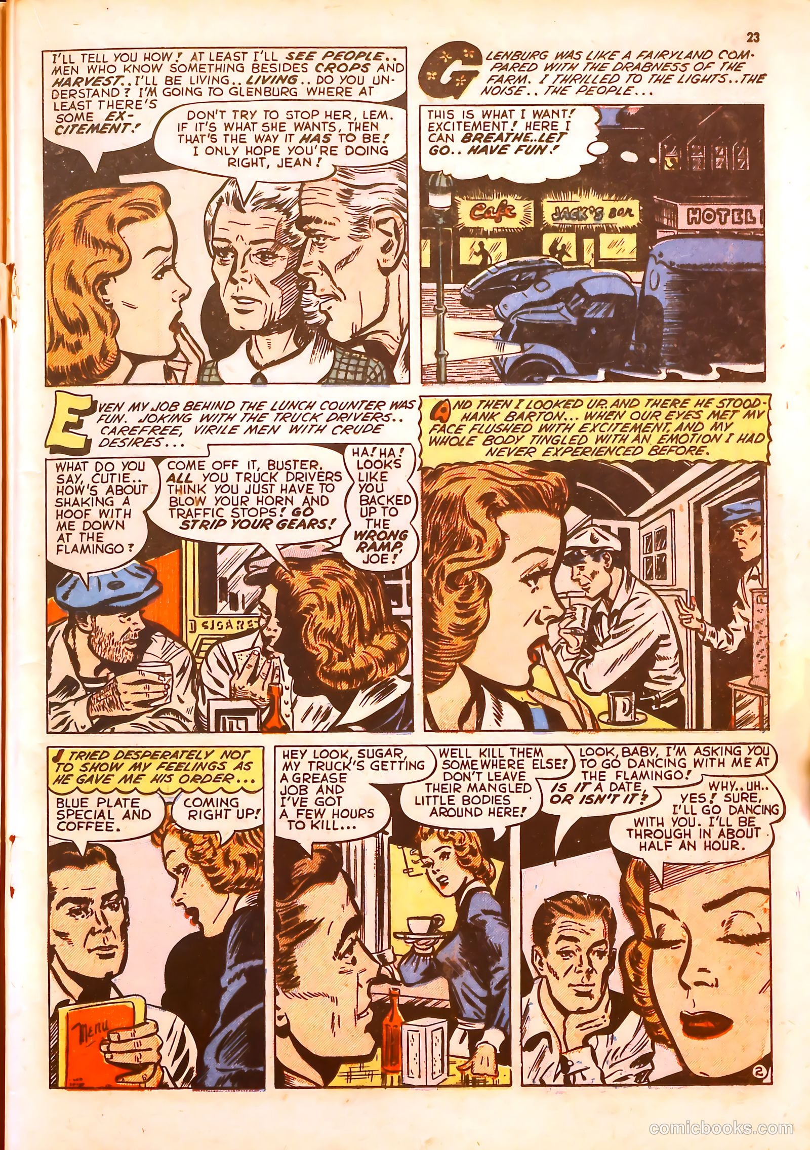 Darling Romance #5 (1950) — page 23 of 52
