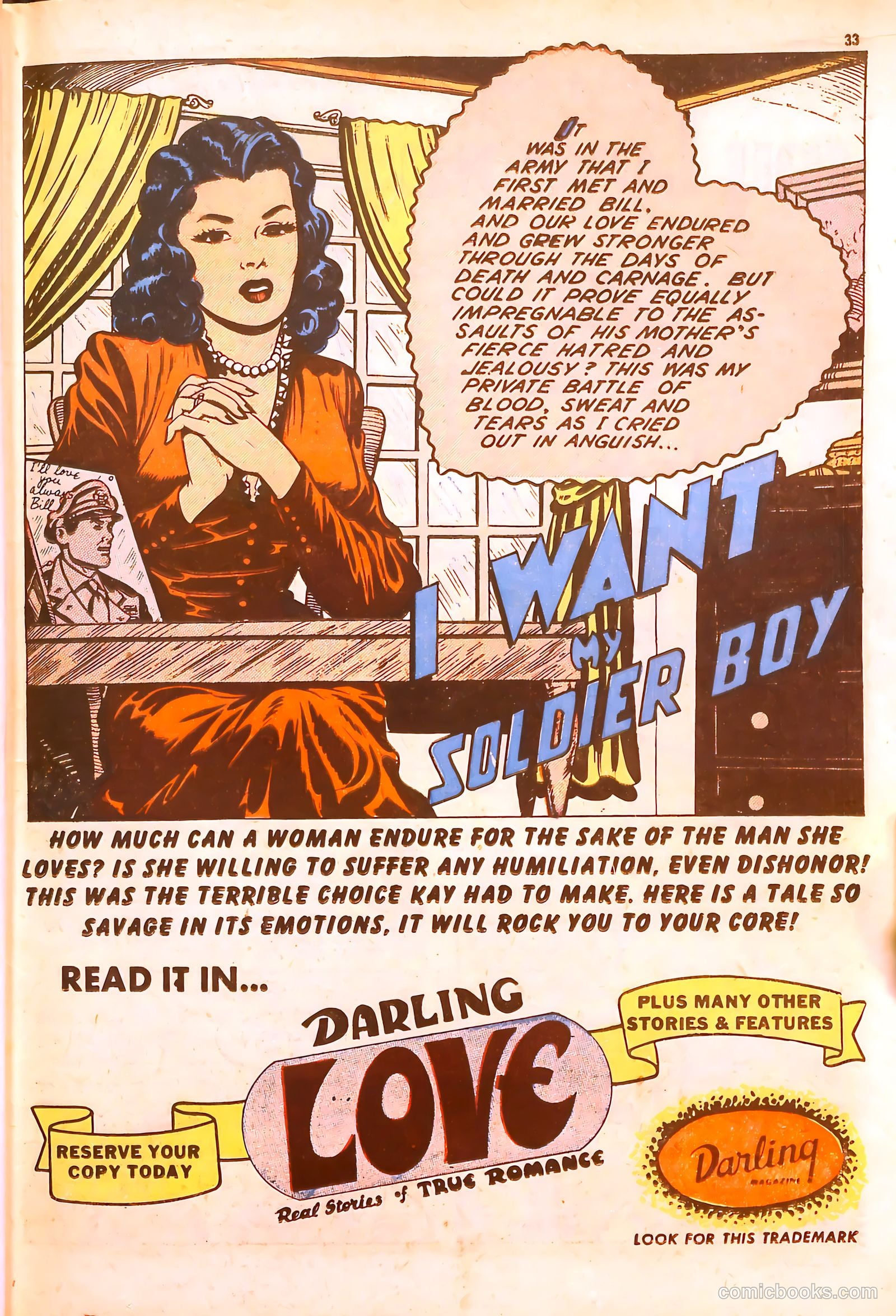 Darling Romance #5 (1950) — page 33 of 52