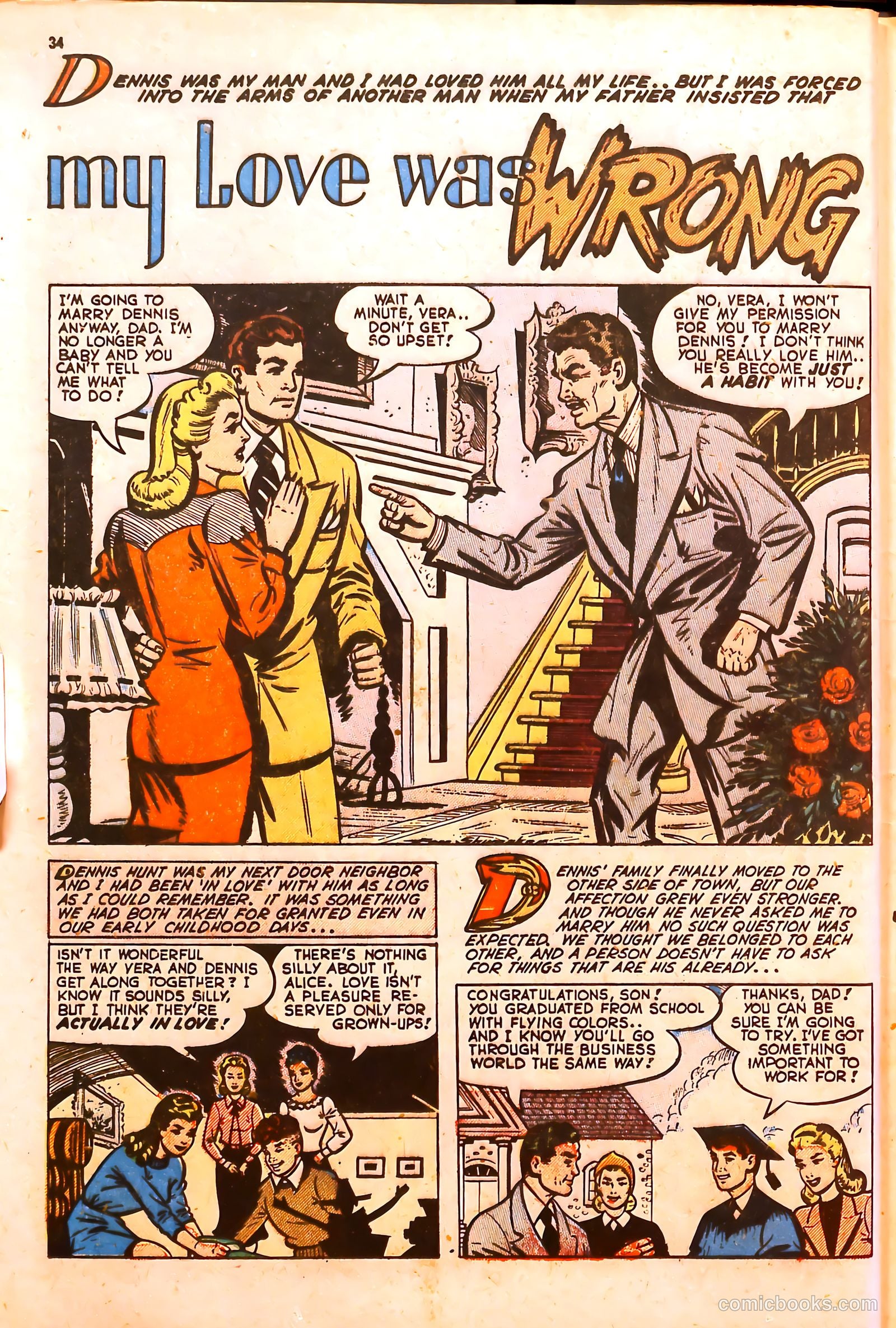Darling Romance #5 (1950) — page 34 of 52