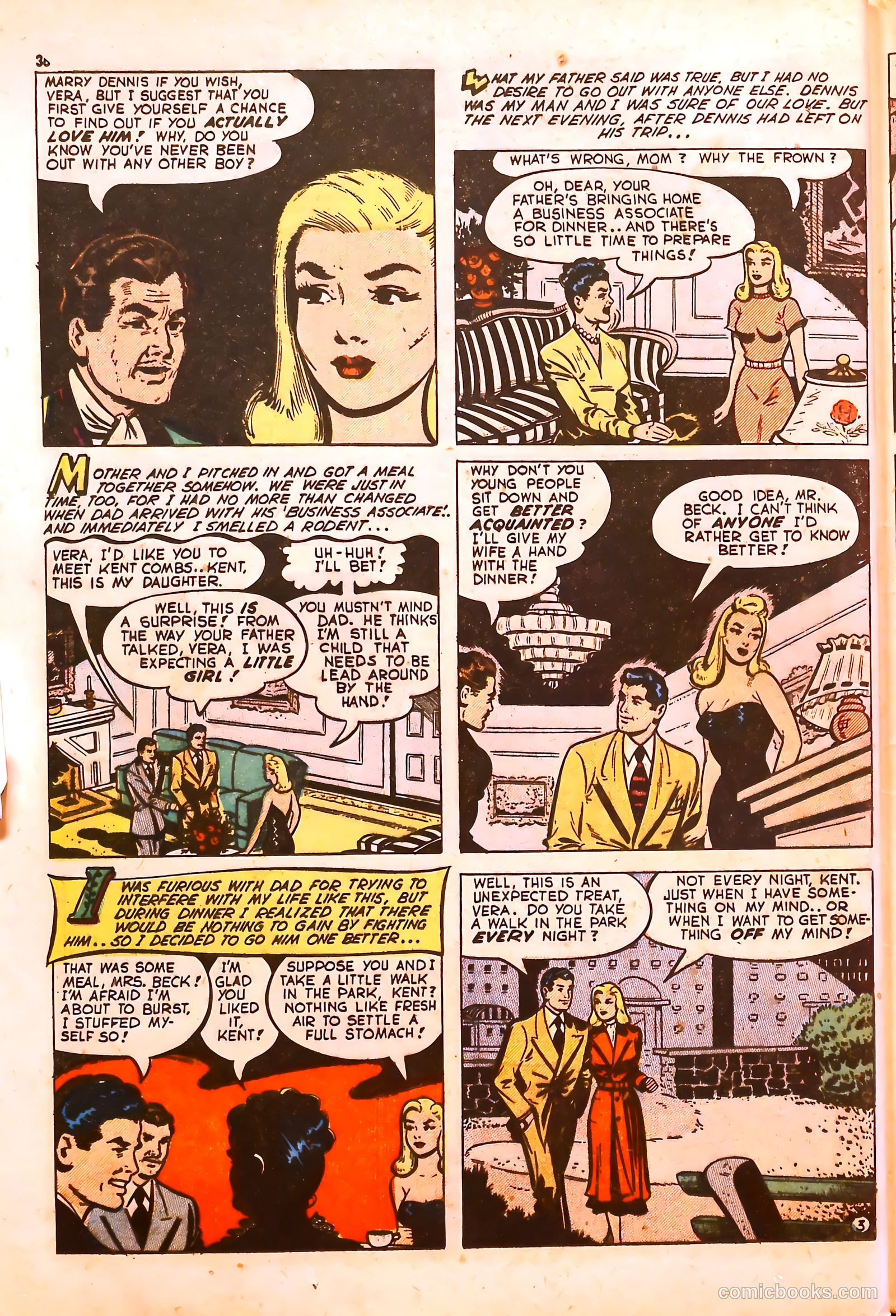 Darling Romance #5 (1950) — page 36 of 52