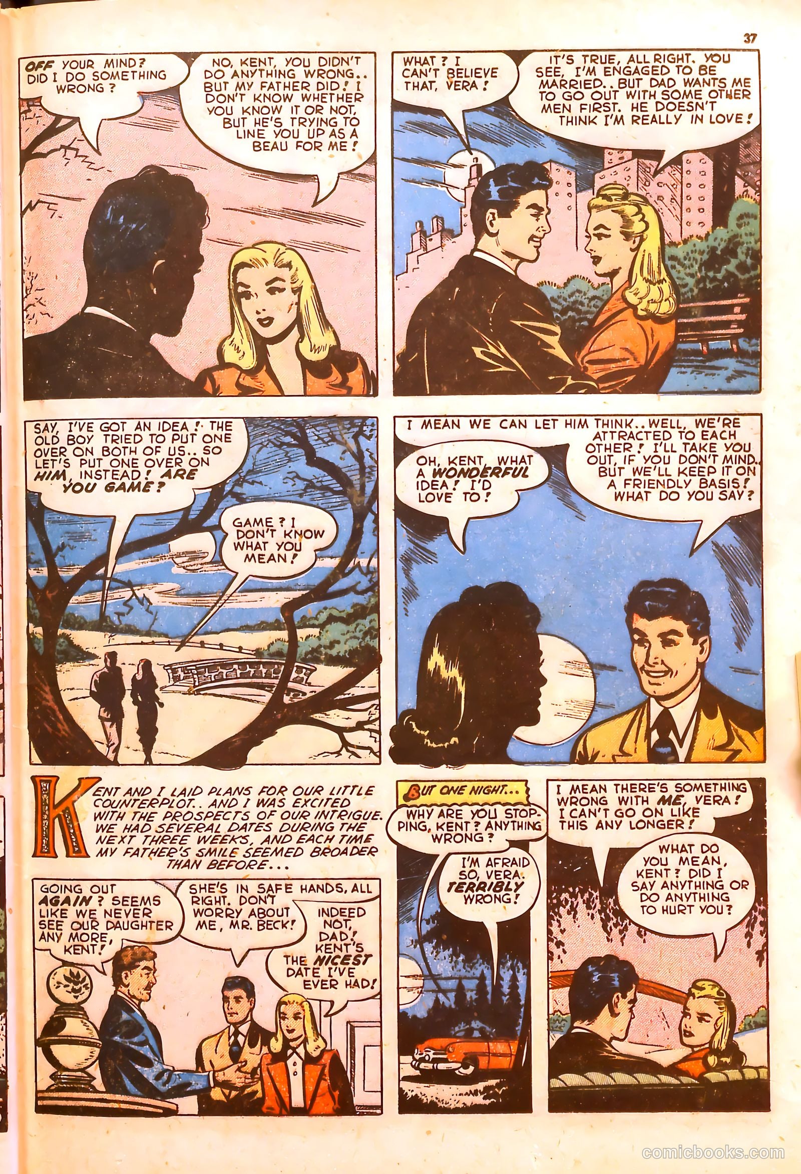 Darling Romance #5 (1950) — page 37 of 52