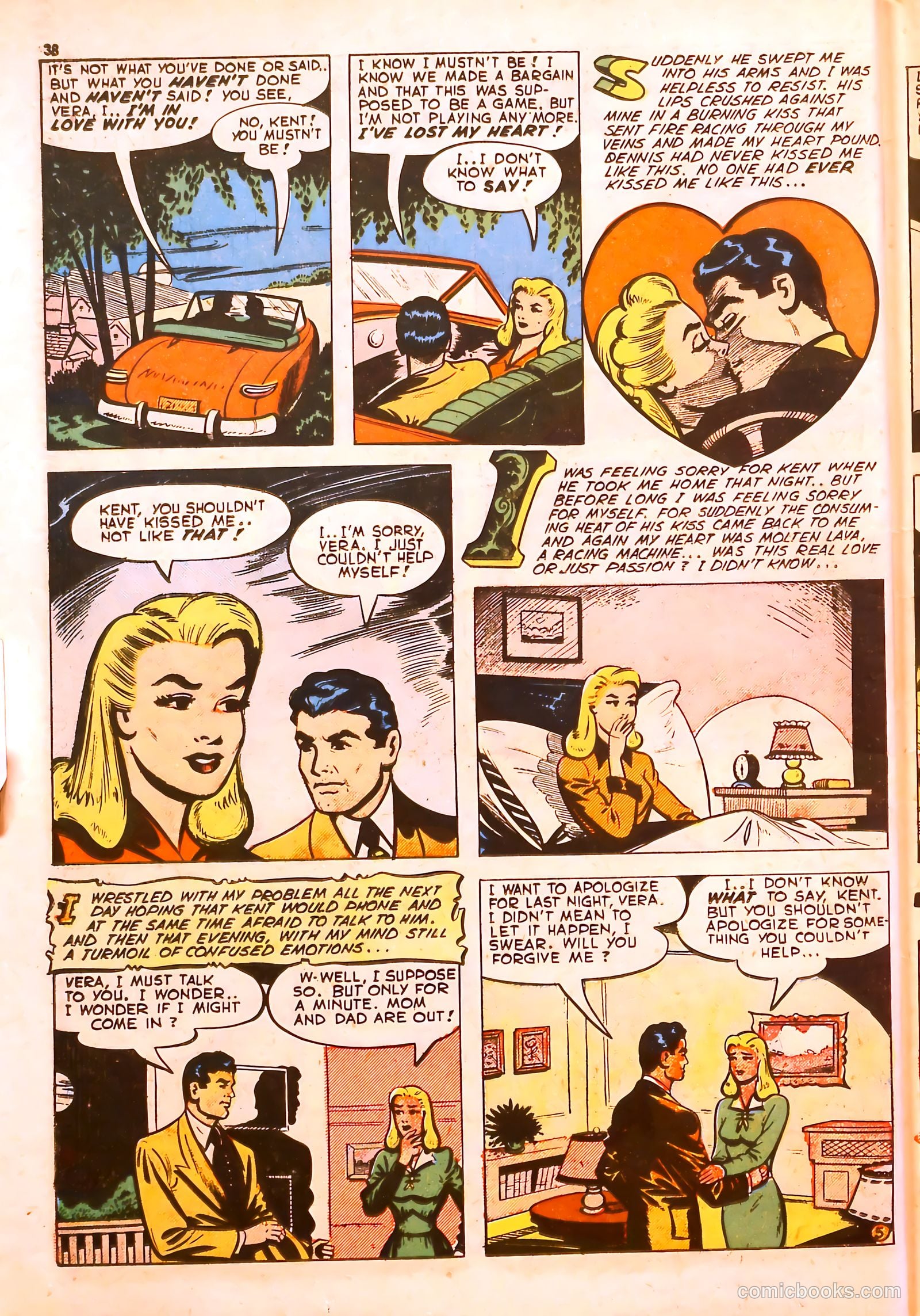 Darling Romance #5 (1950) — page 38 of 52