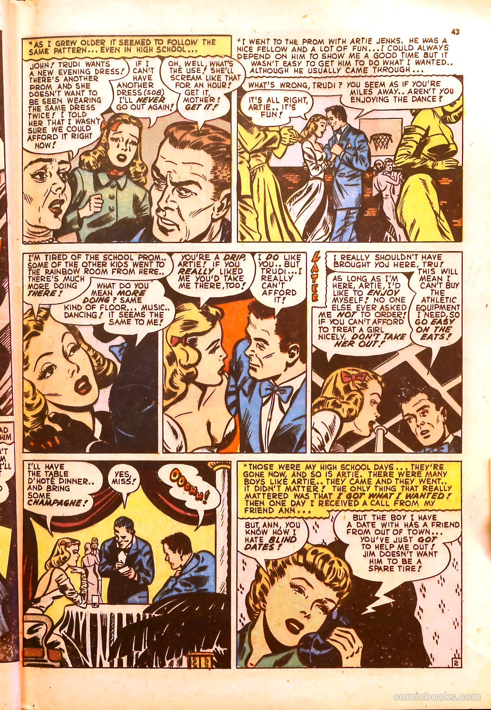 Darling Romance #5 (1950) — page 43 of 52