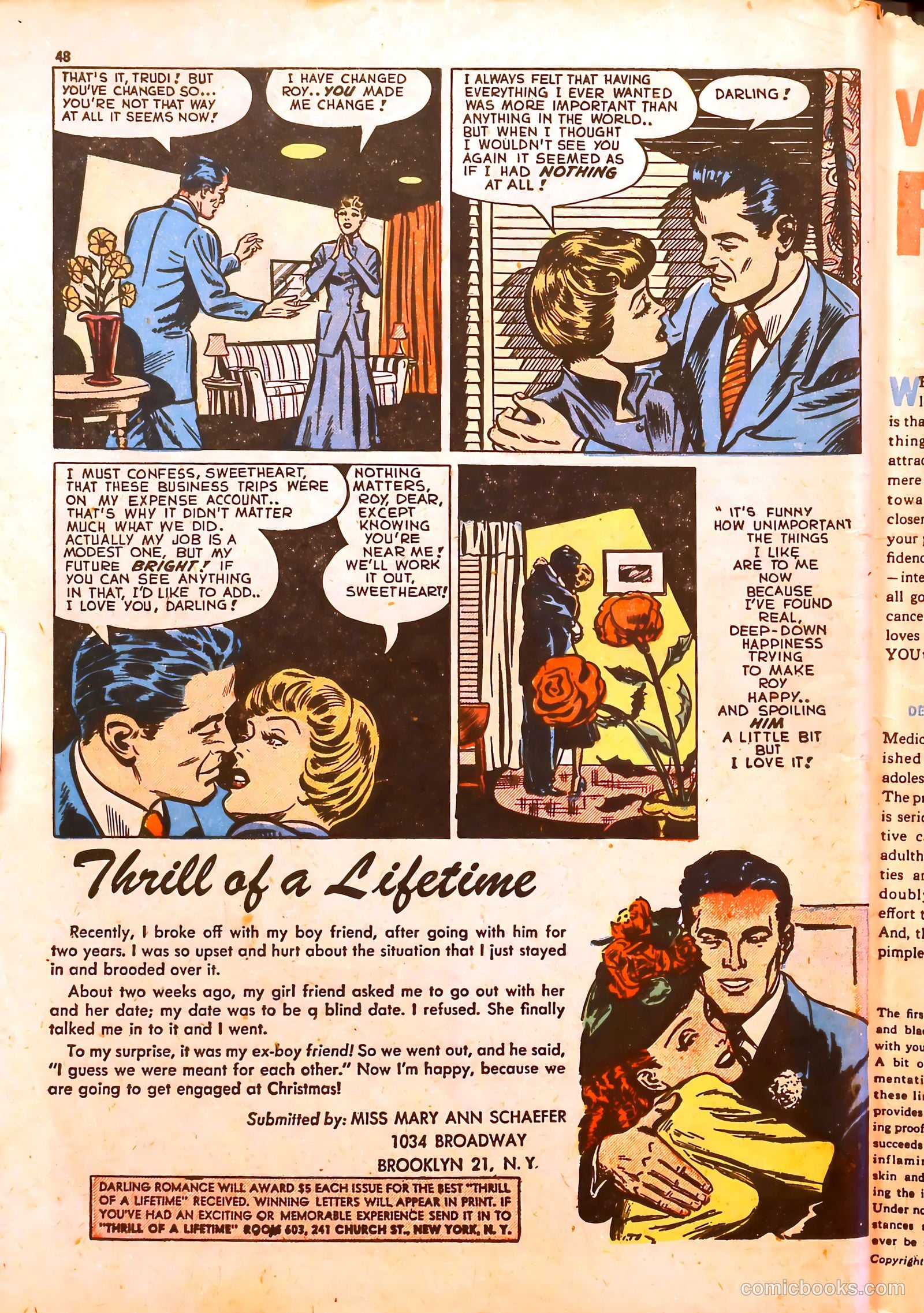 Darling Romance #5 (1950) — page 48 of 52