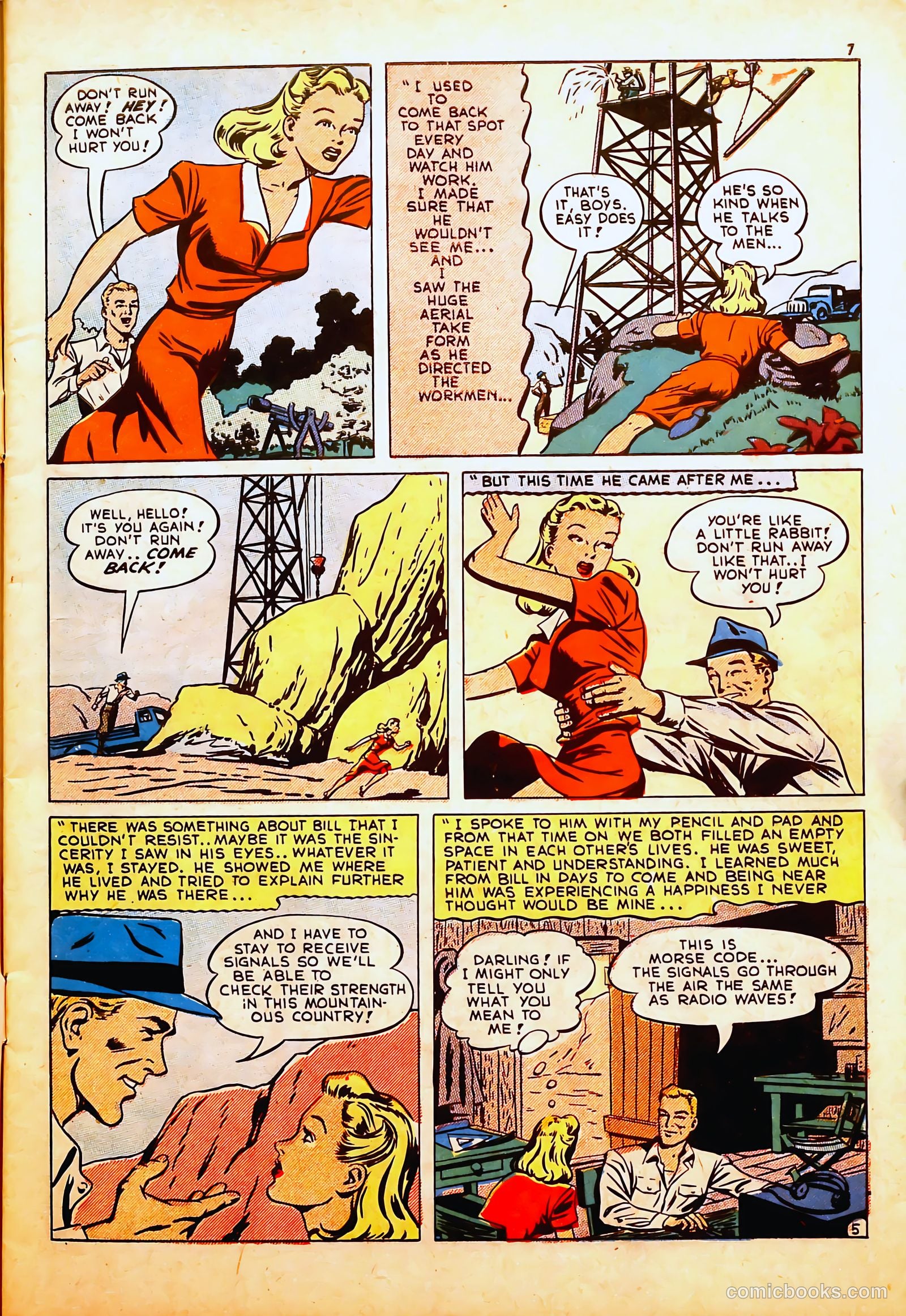 Darling Romance #6 (1950) — page 7 of 53