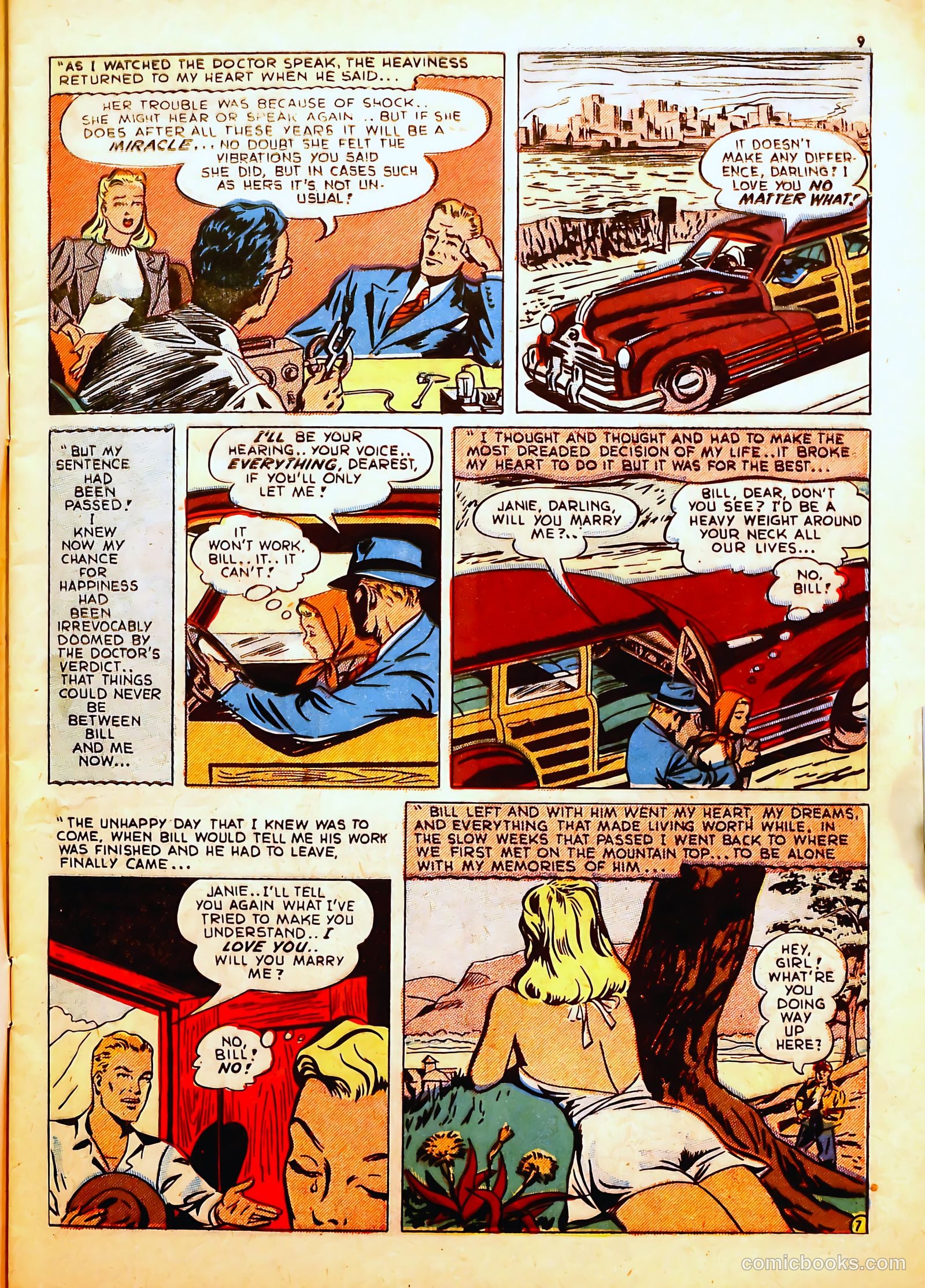 Darling Romance #6 (1950) — page 9 of 53