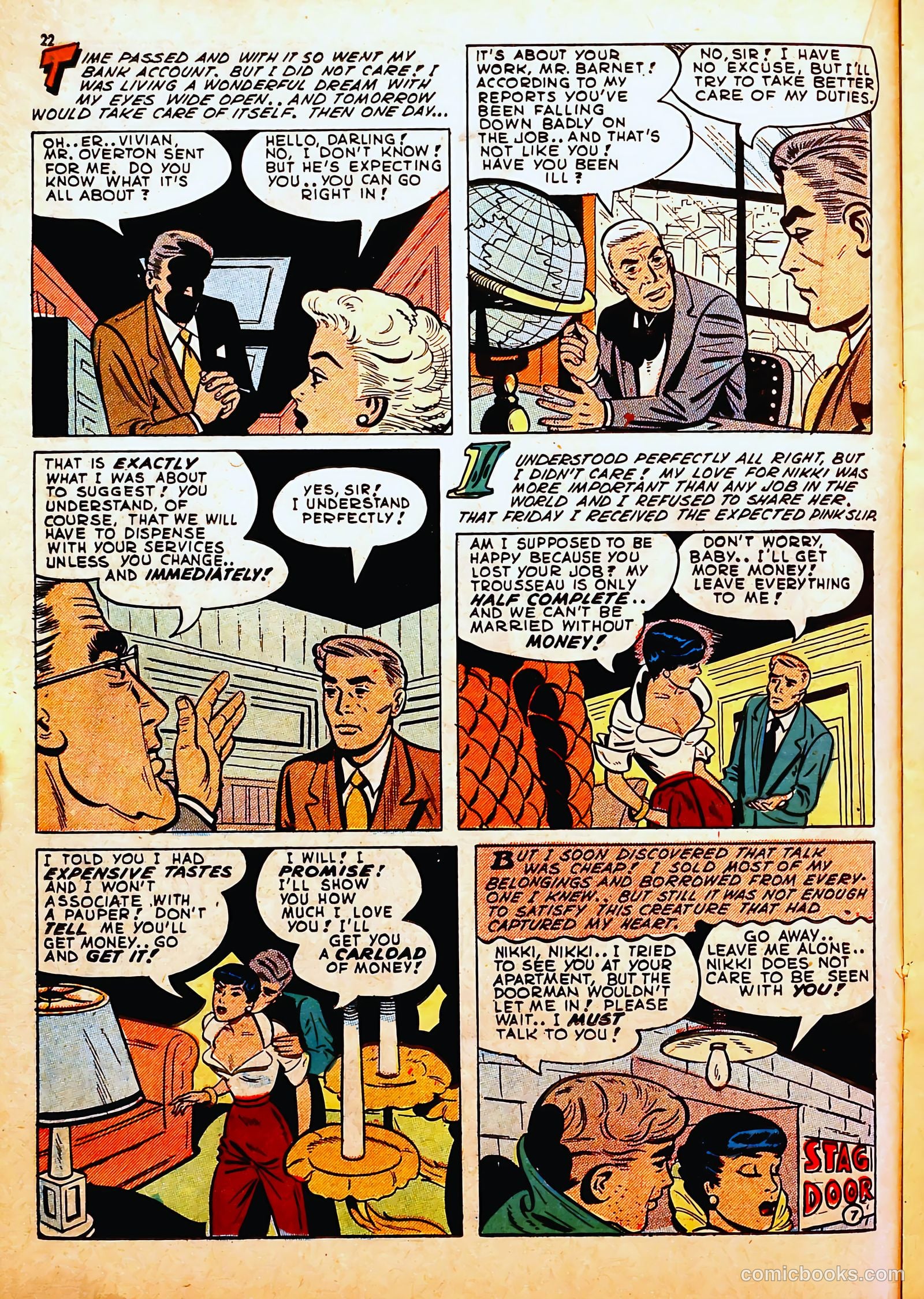 Darling Romance #6 (1950) — page 22 of 53