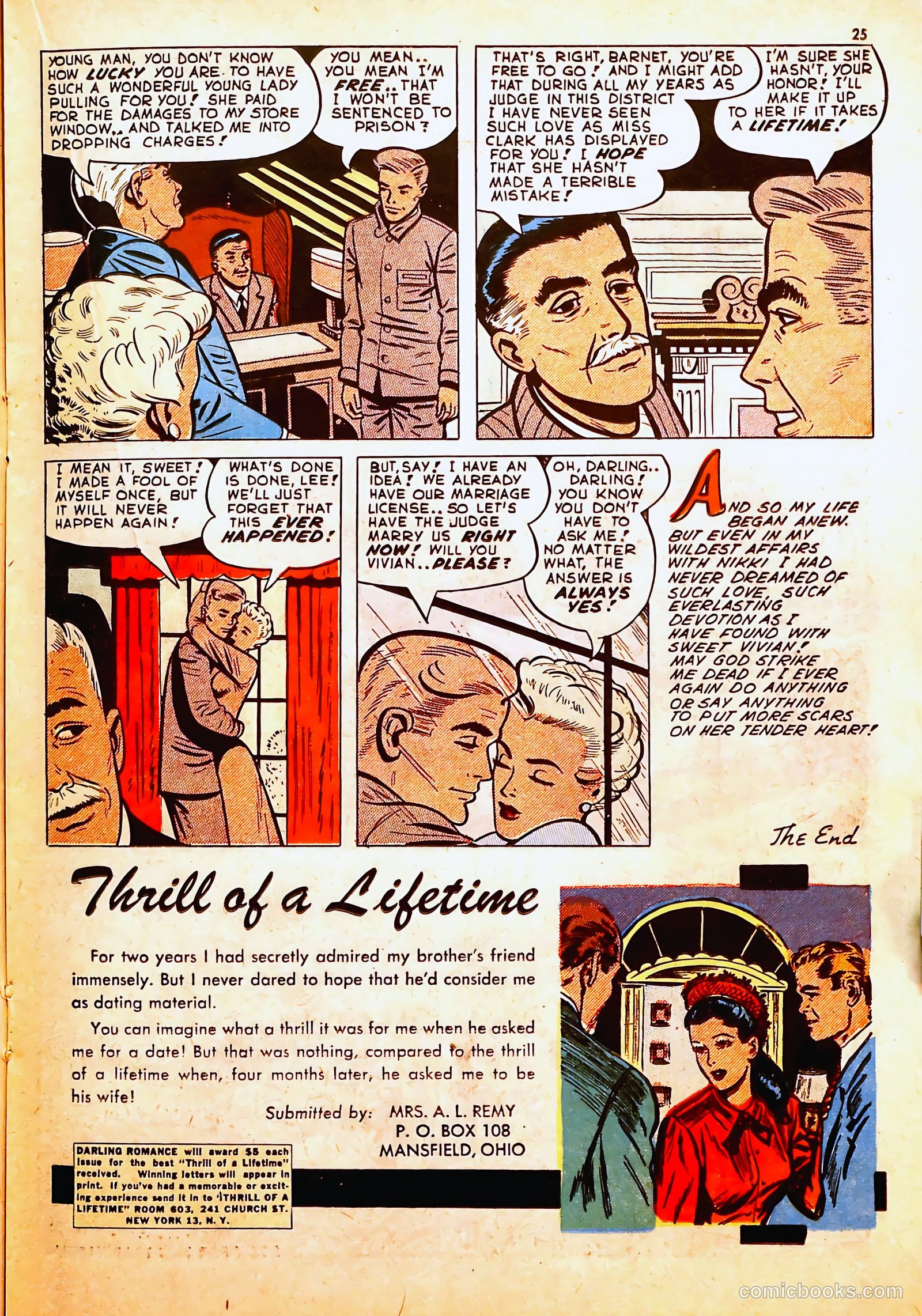 Darling Romance #6 (1950) — page 25 of 53
