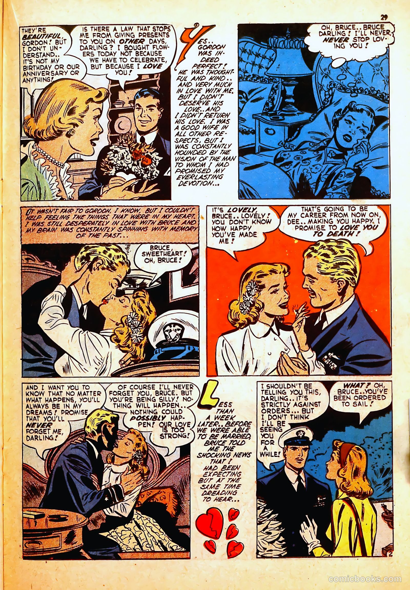 Darling Romance #6 (1950) — page 29 of 53