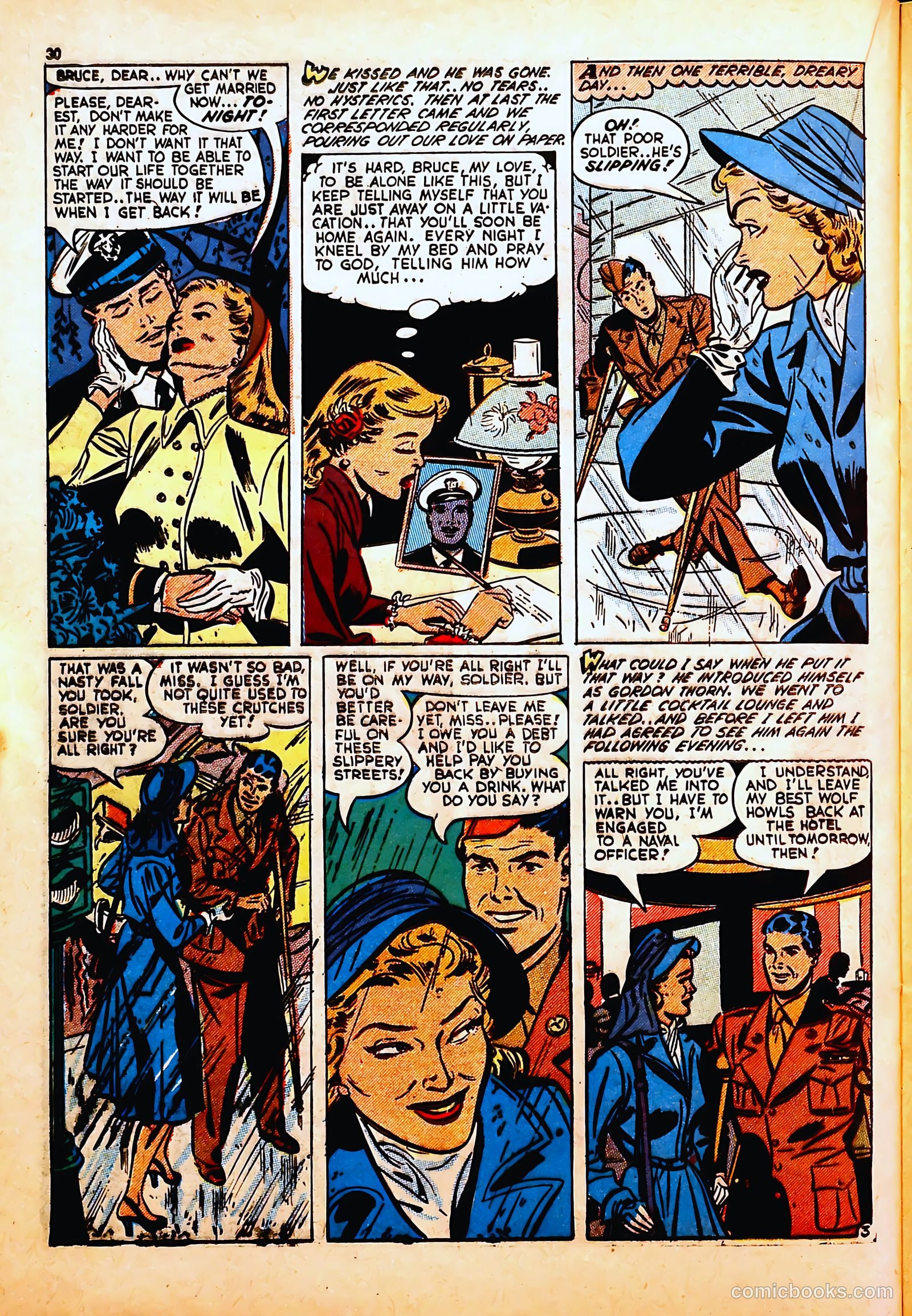 Darling Romance #6 (1950) — page 30 of 53