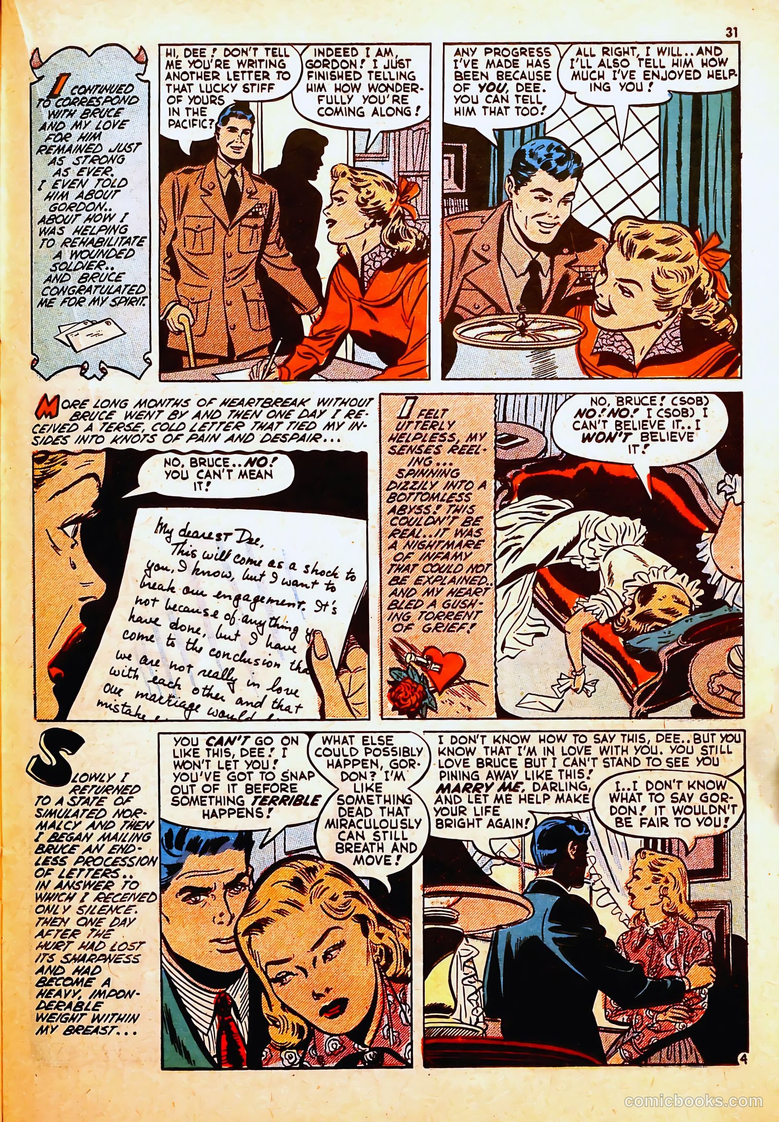 Darling Romance #6 (1950) — page 31 of 53