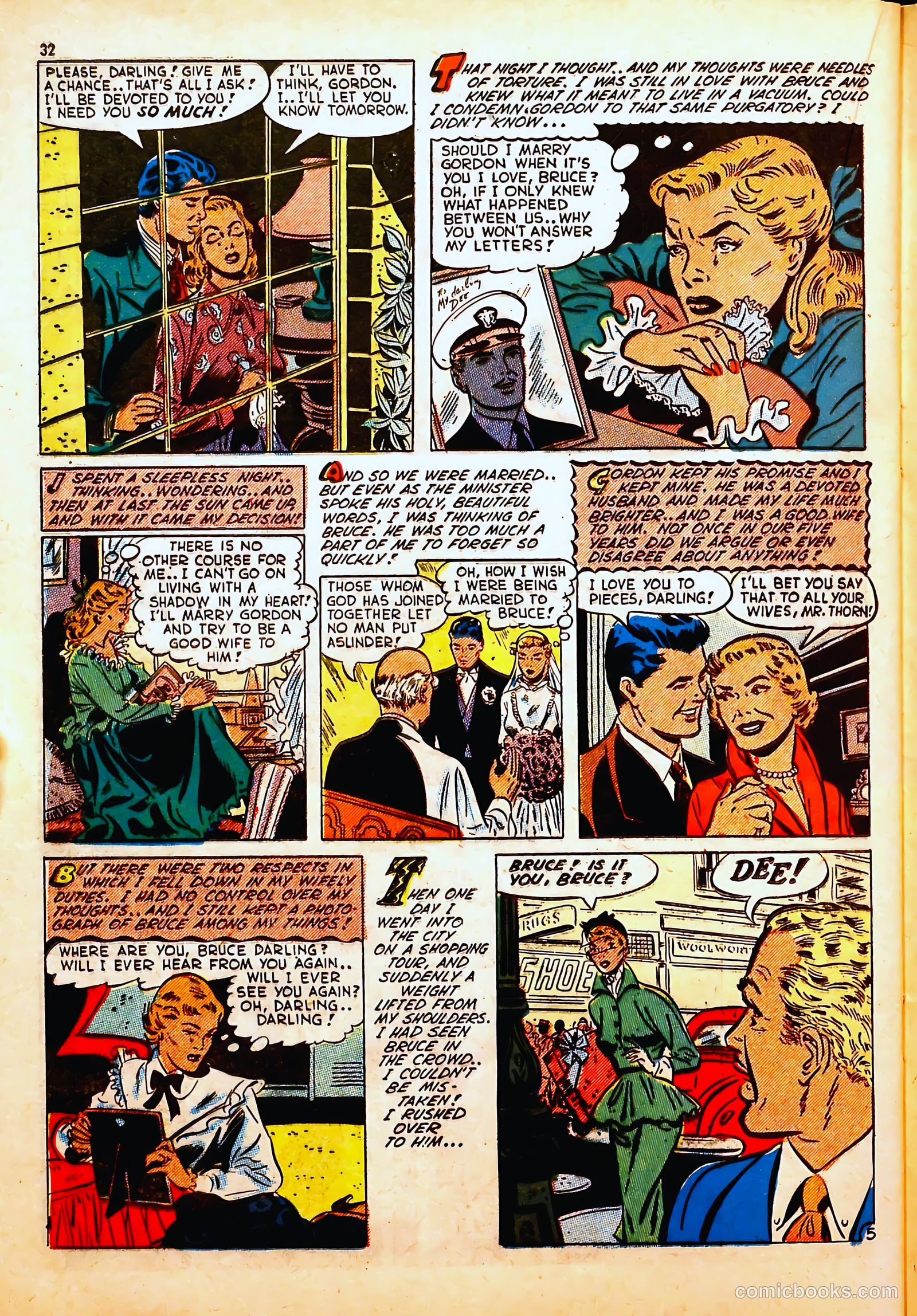 Darling Romance #6 (1950) — page 32 of 53