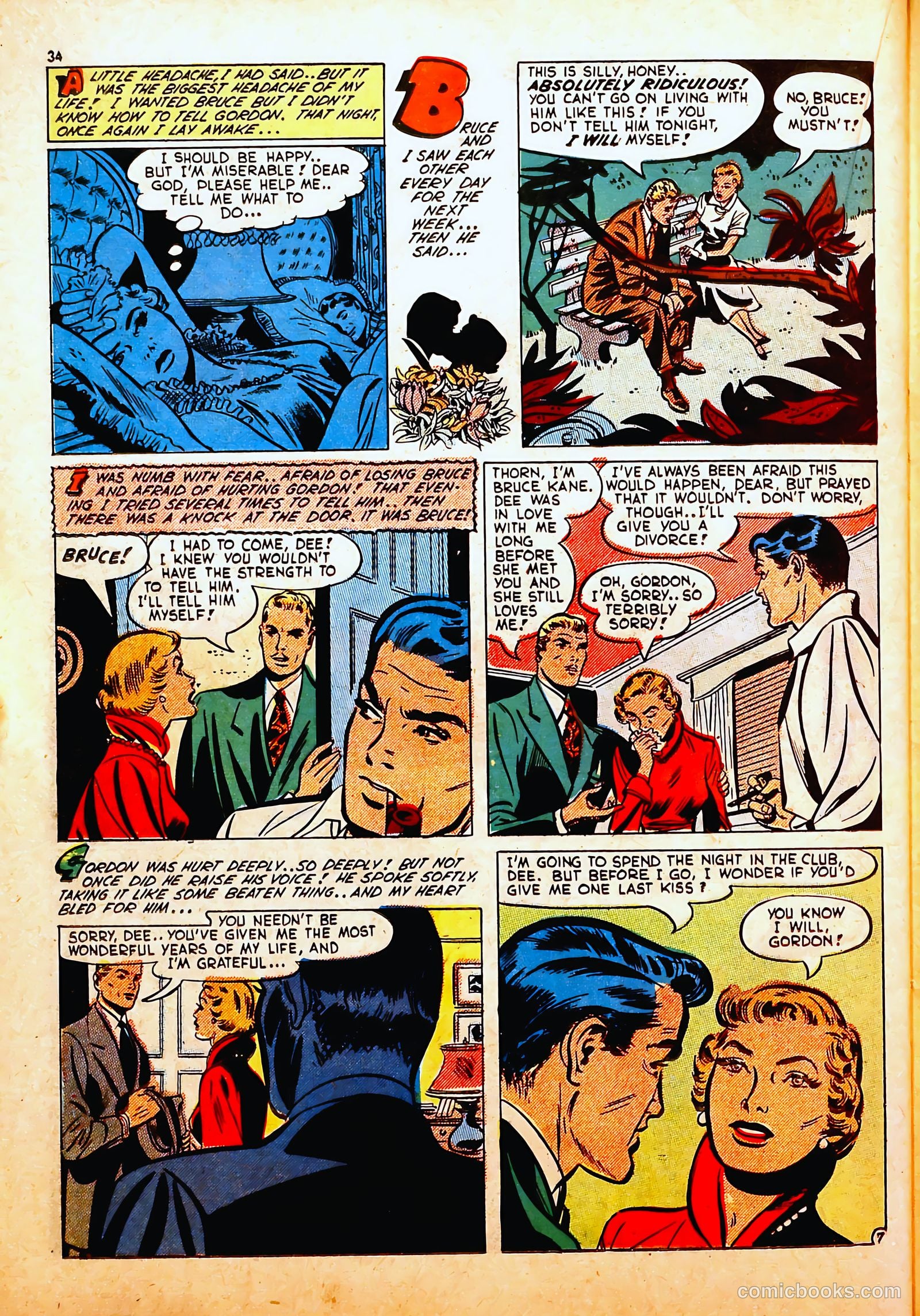 Darling Romance #6 (1950) — page 34 of 53