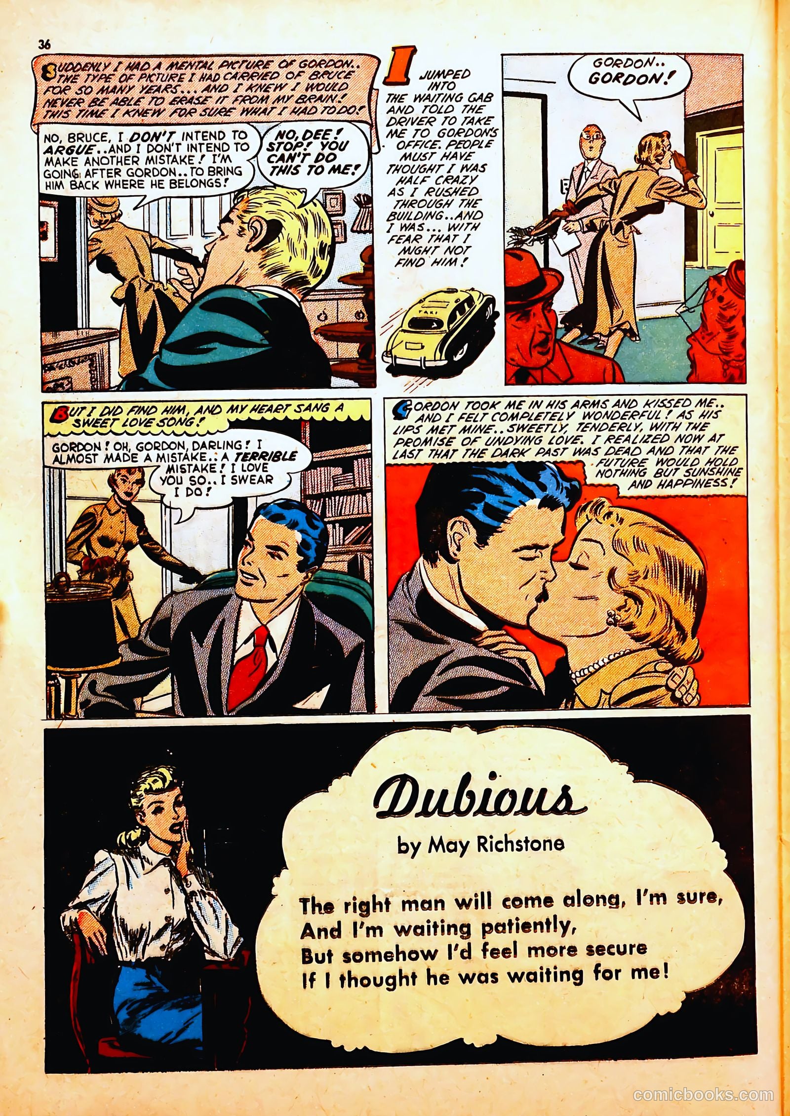 Darling Romance #6 (1950) — page 36 of 53