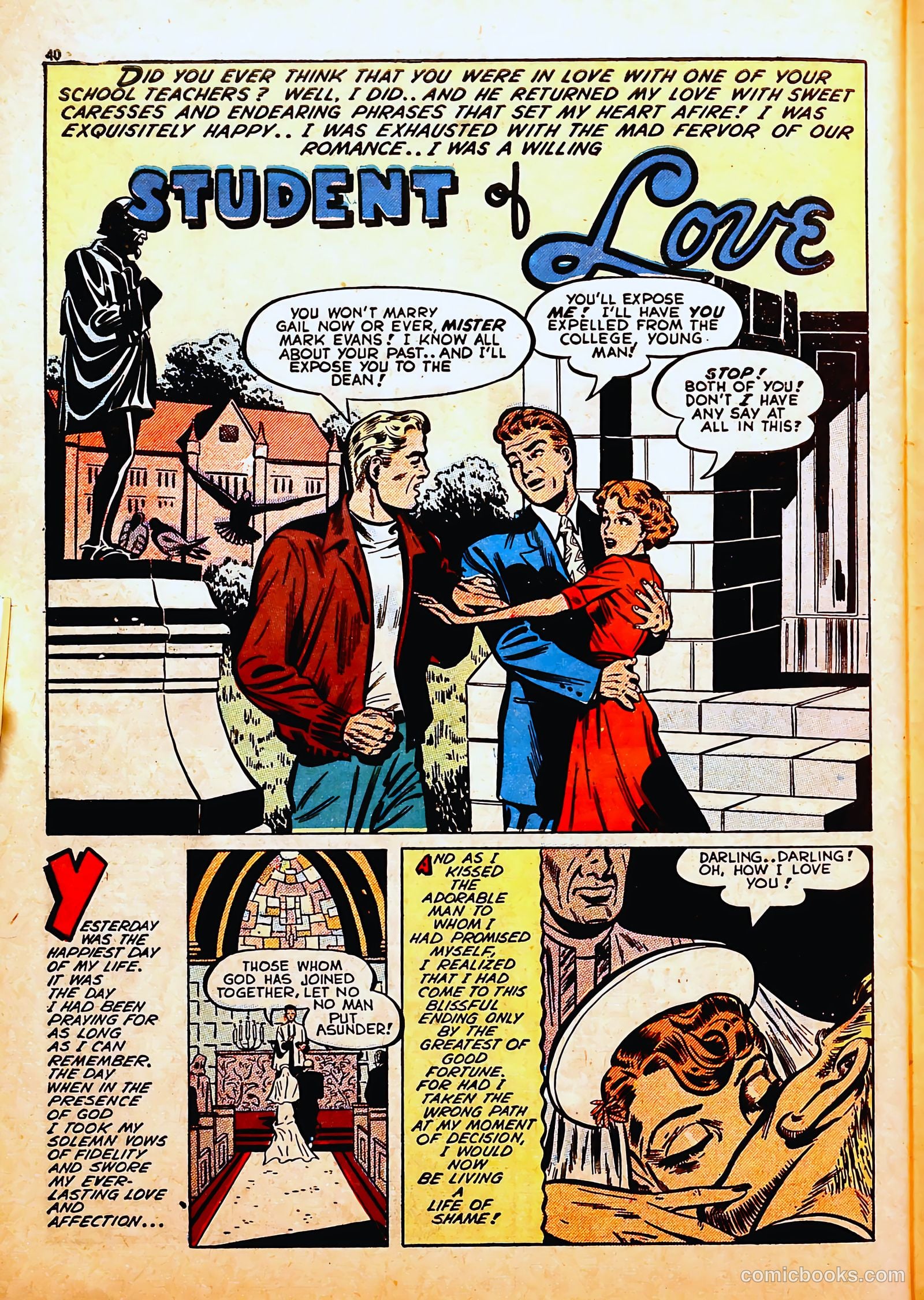 Darling Romance #6 (1950) — page 40 of 53
