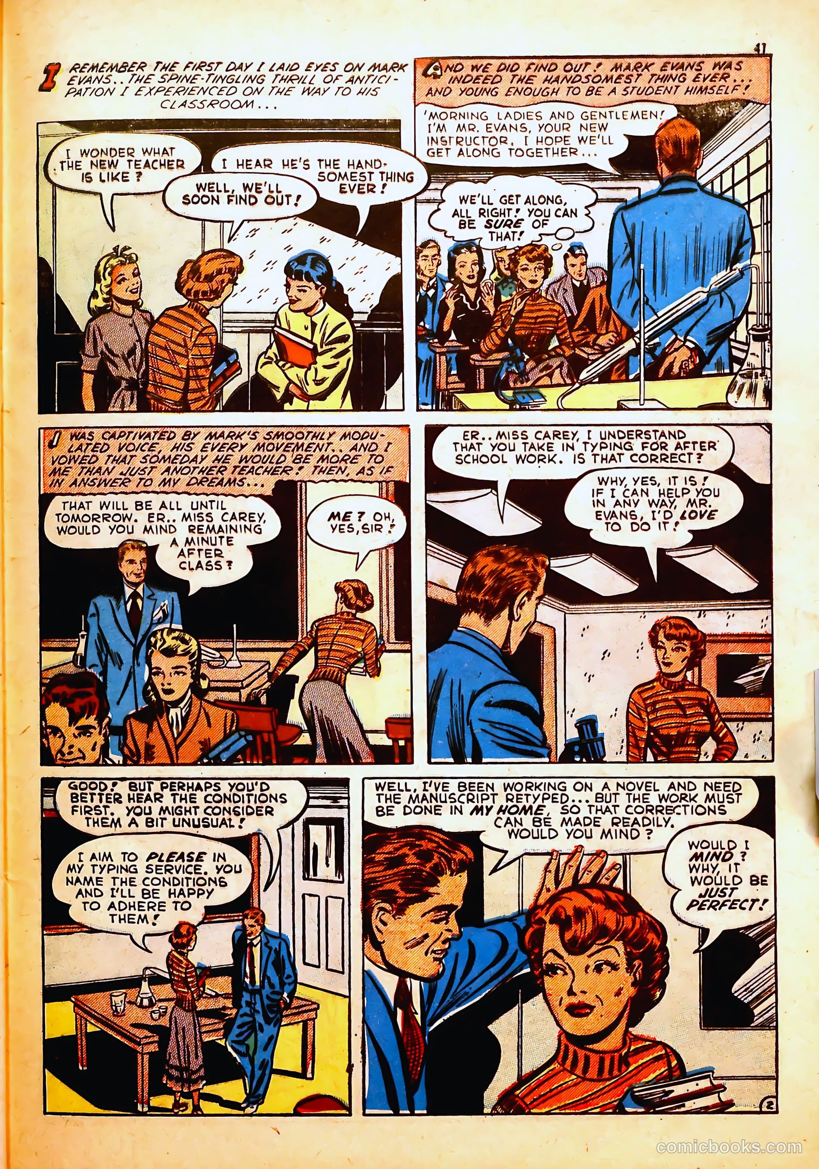 Darling Romance #6 (1950) — page 41 of 53