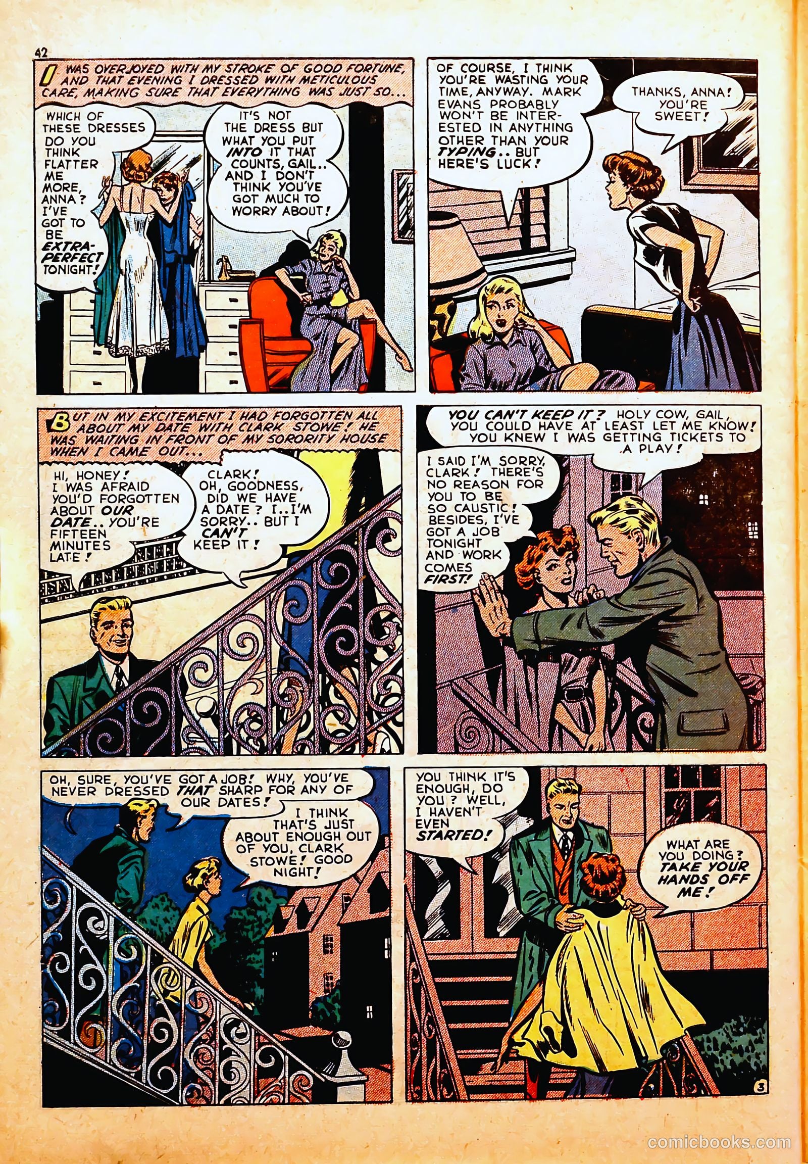 Darling Romance #6 (1950) — page 42 of 53