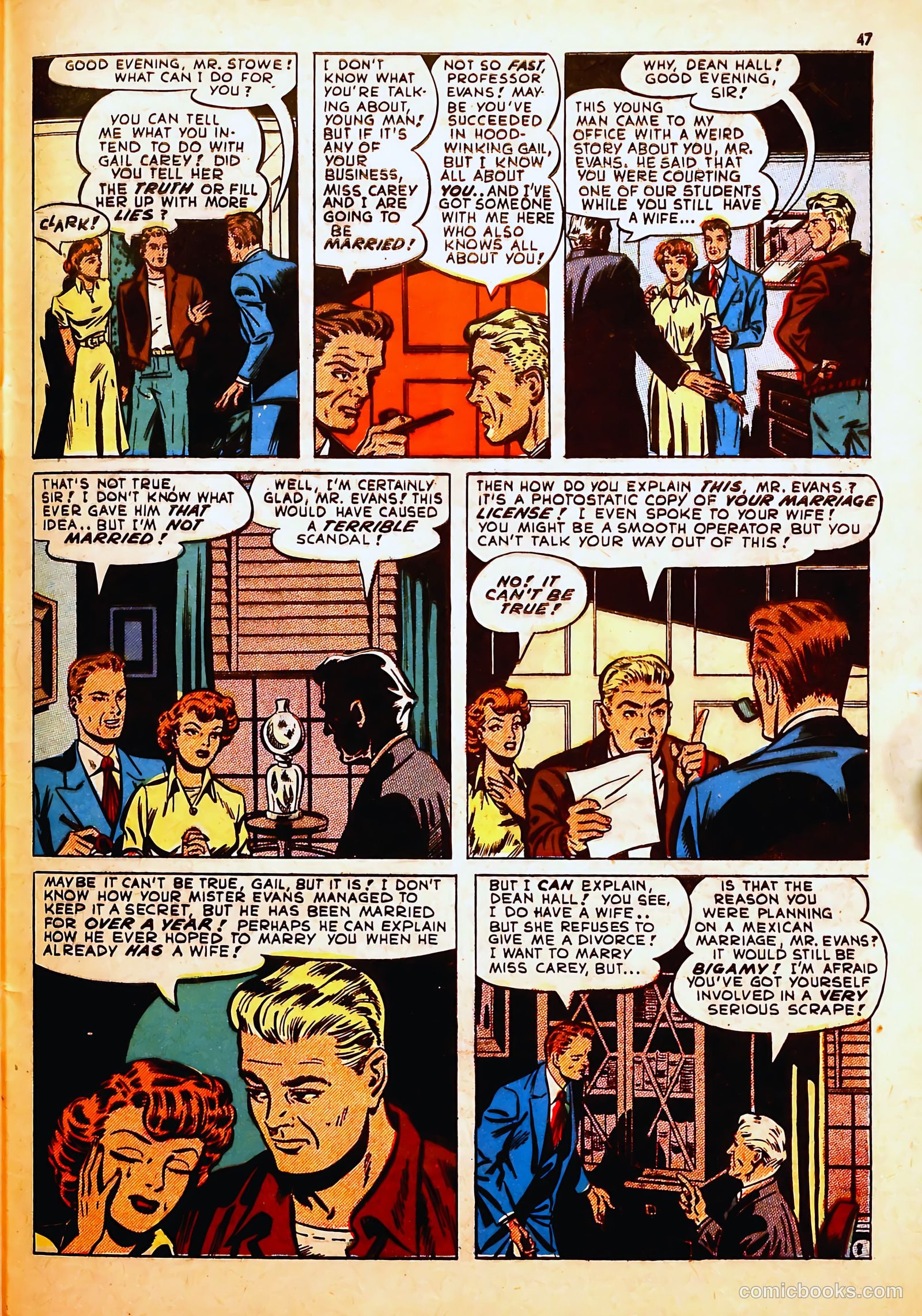 Darling Romance #6 (1950) — page 47 of 53