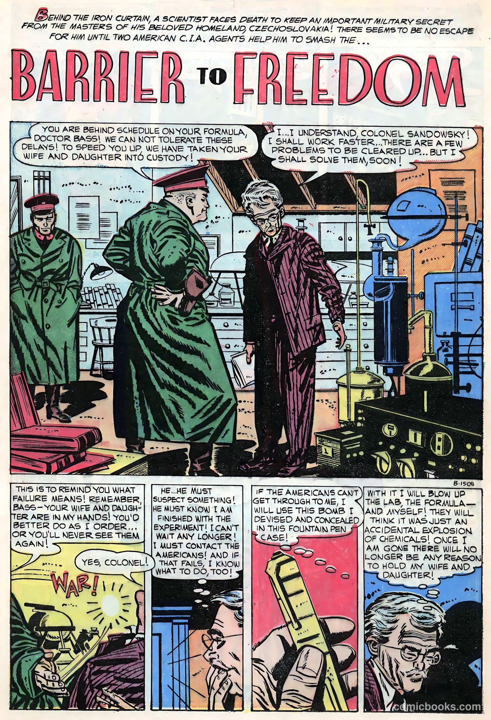 Date with Danger #6 (1953) — page 21 of 37