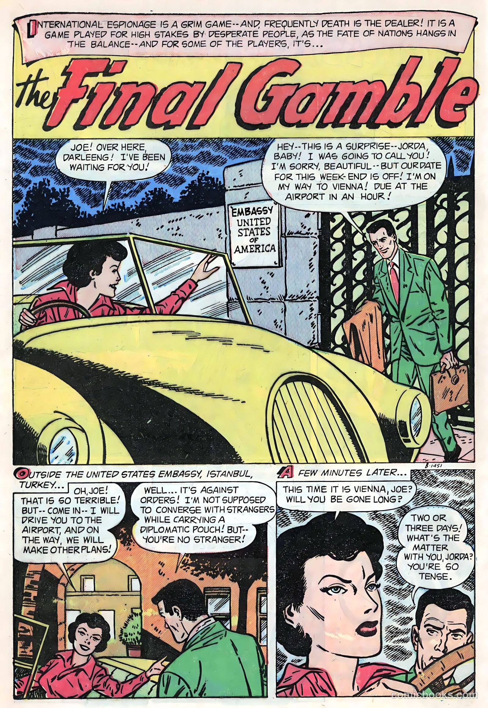 Date with Danger #6 (1953) — page 28 of 37