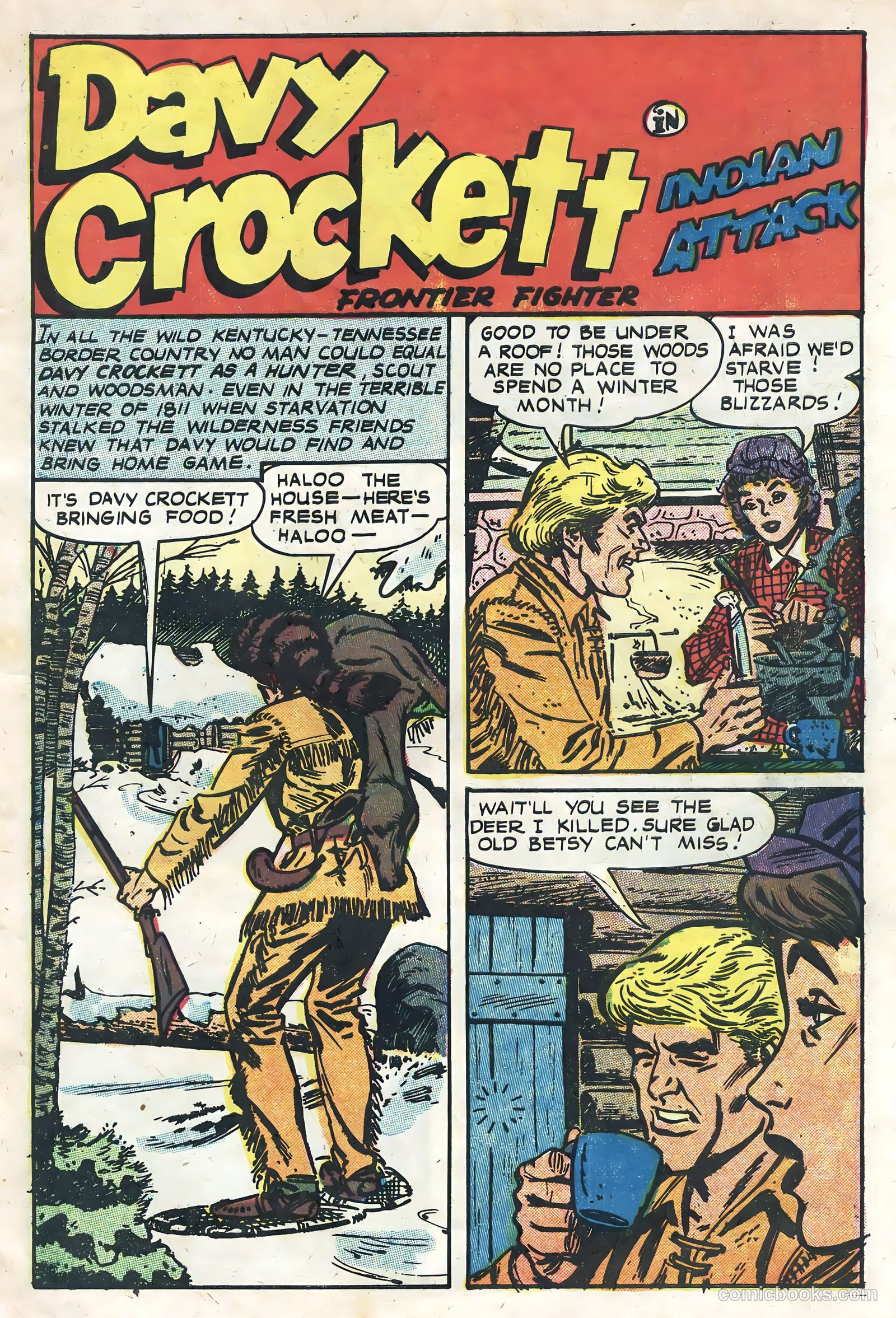 Davy Crockett #1 (1956) — page 3 of 36