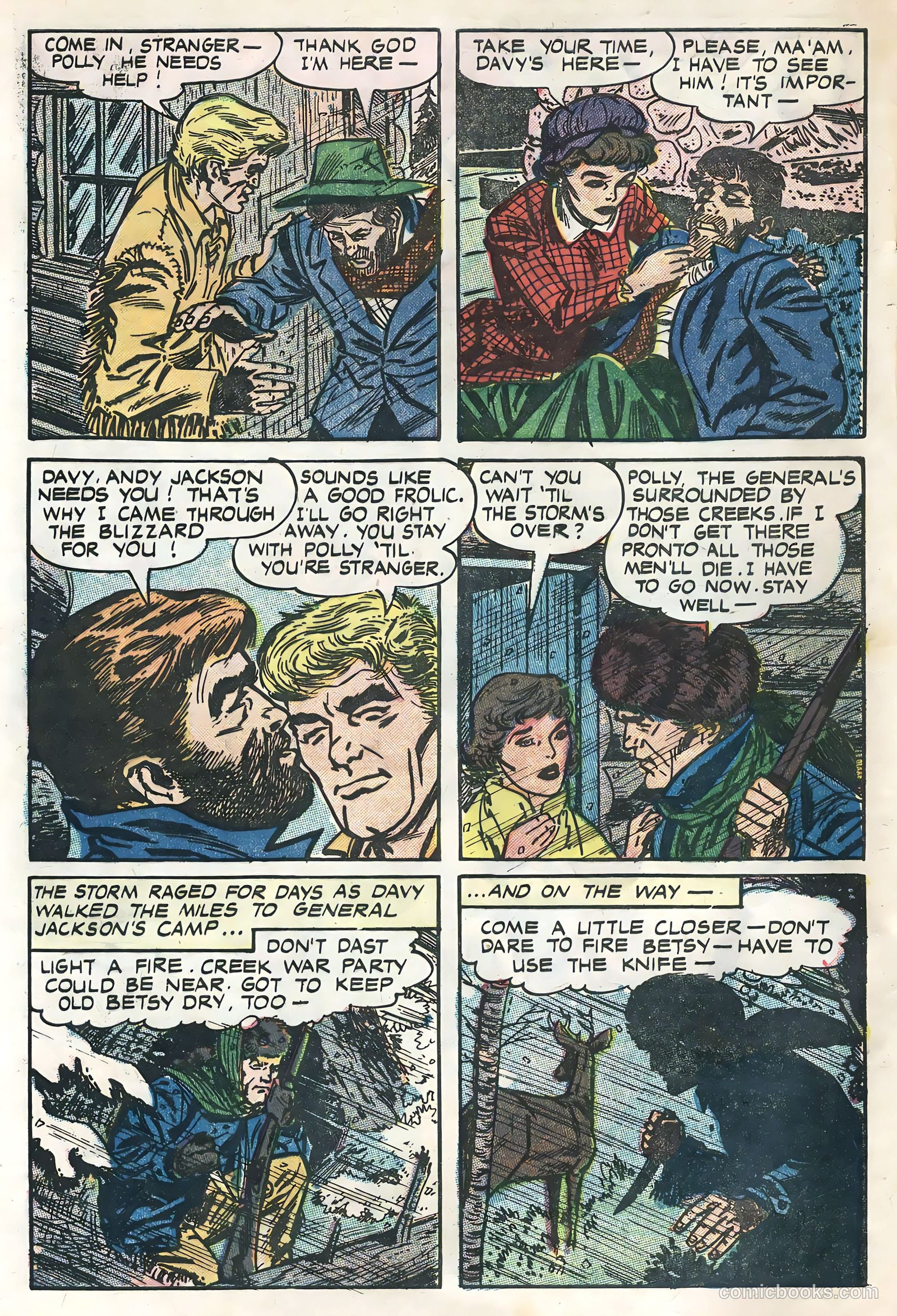 Davy Crockett #1 (1956) — page 4 of 36