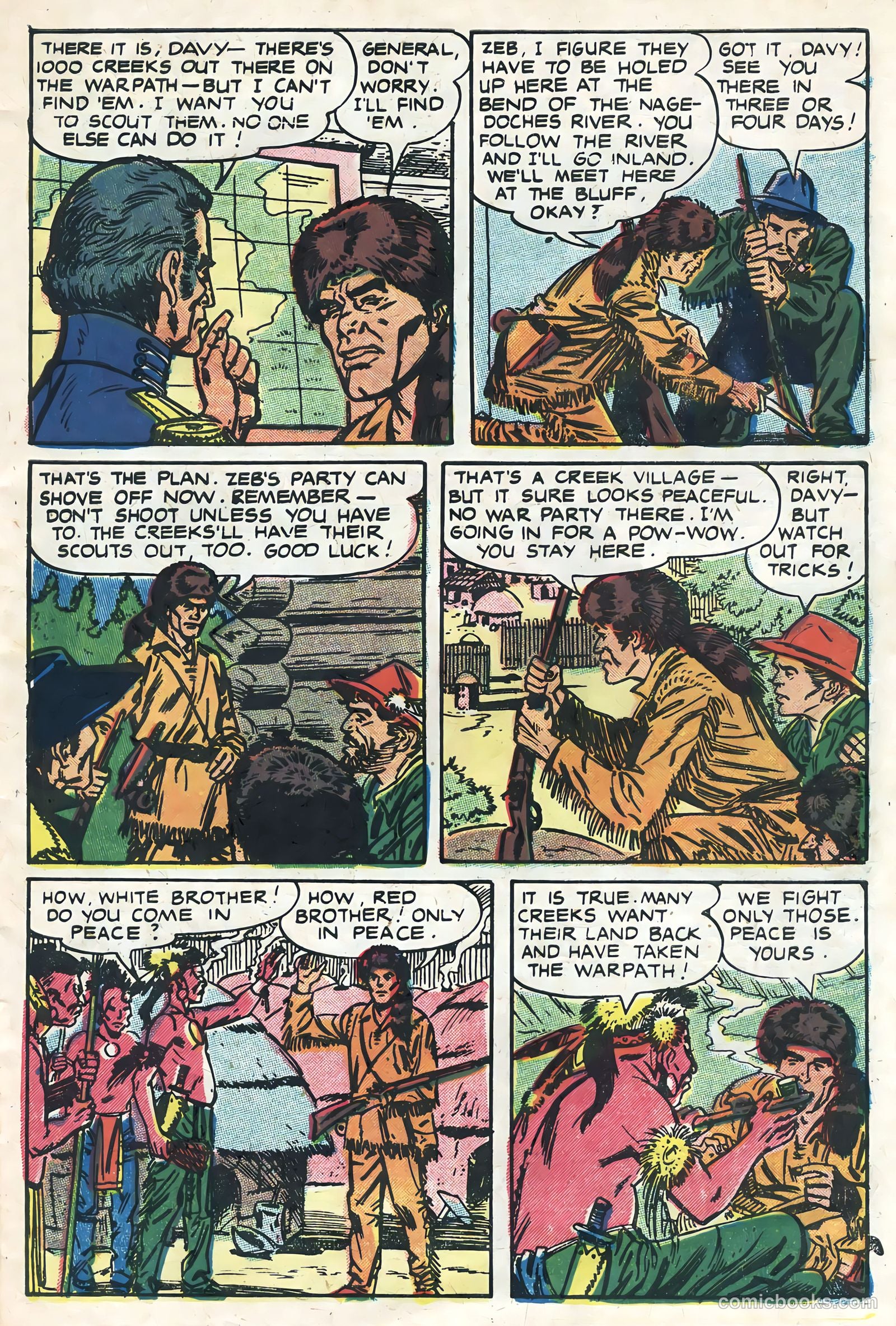 Davy Crockett #1 (1956) — page 7 of 36
